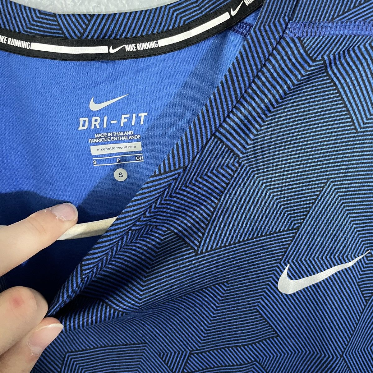 Nike Nike Blue Athletic Dri-Fit T Shirt Men’s Size S Size US S / EU 44-46 / 1 - 3 Thumbnail