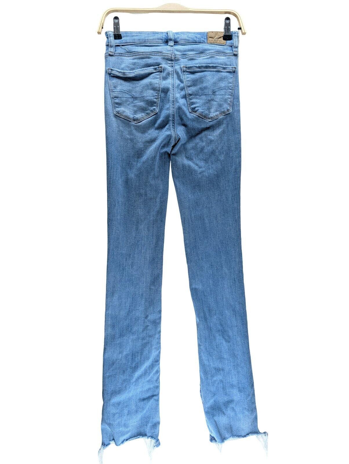 American Eagle Outfitters American Eagle Jeans Women’s Size 000 Next Level Stretch Size 23" - 2 Thumbnail