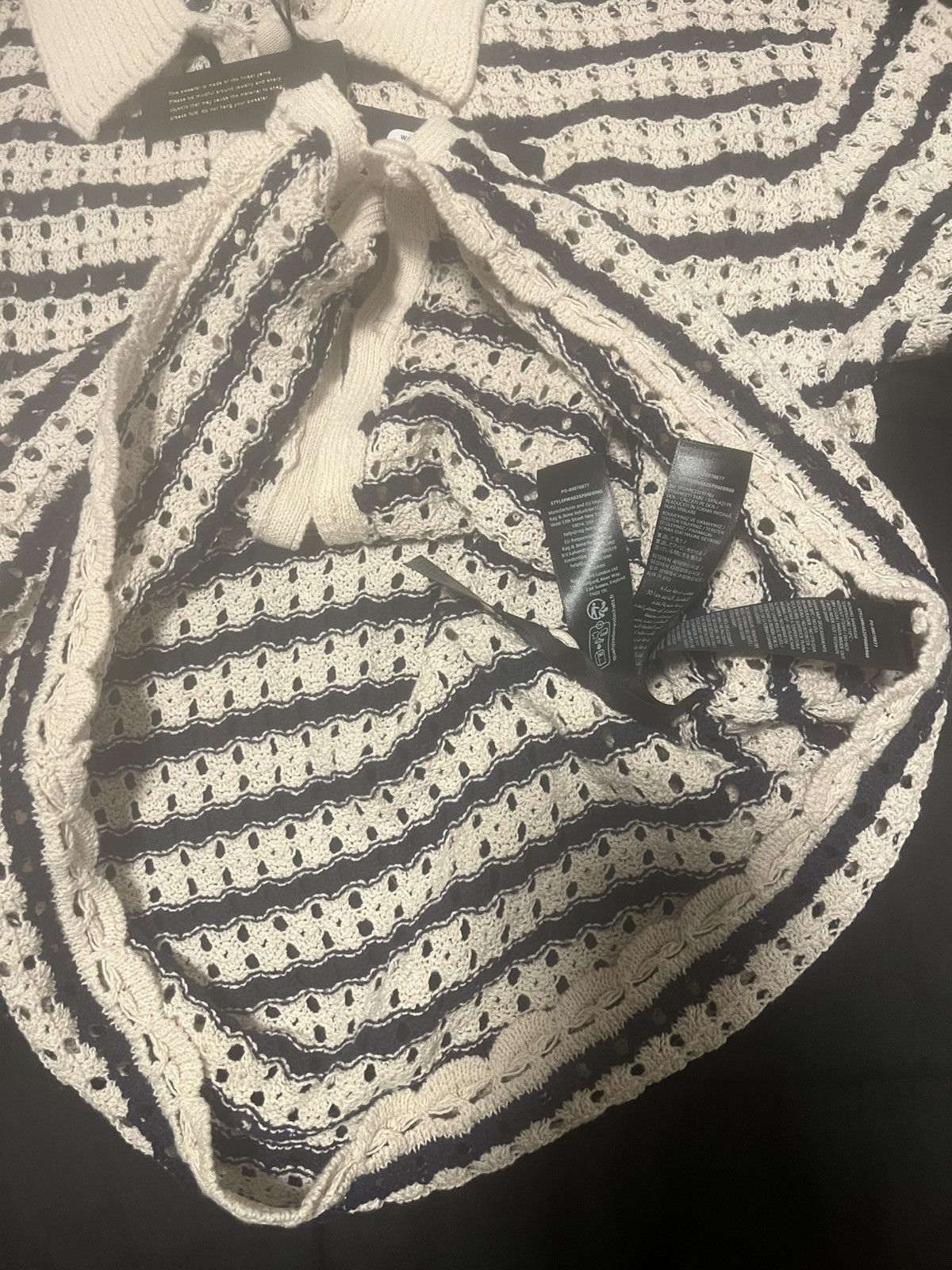 Rag & Bone RAG & BONE IVORY KHLOE STRIPE CARDIGAN | Sz: XS | Orig: $358 Size XS / US 0-2 / IT 36-38 - 6 Thumbnail
