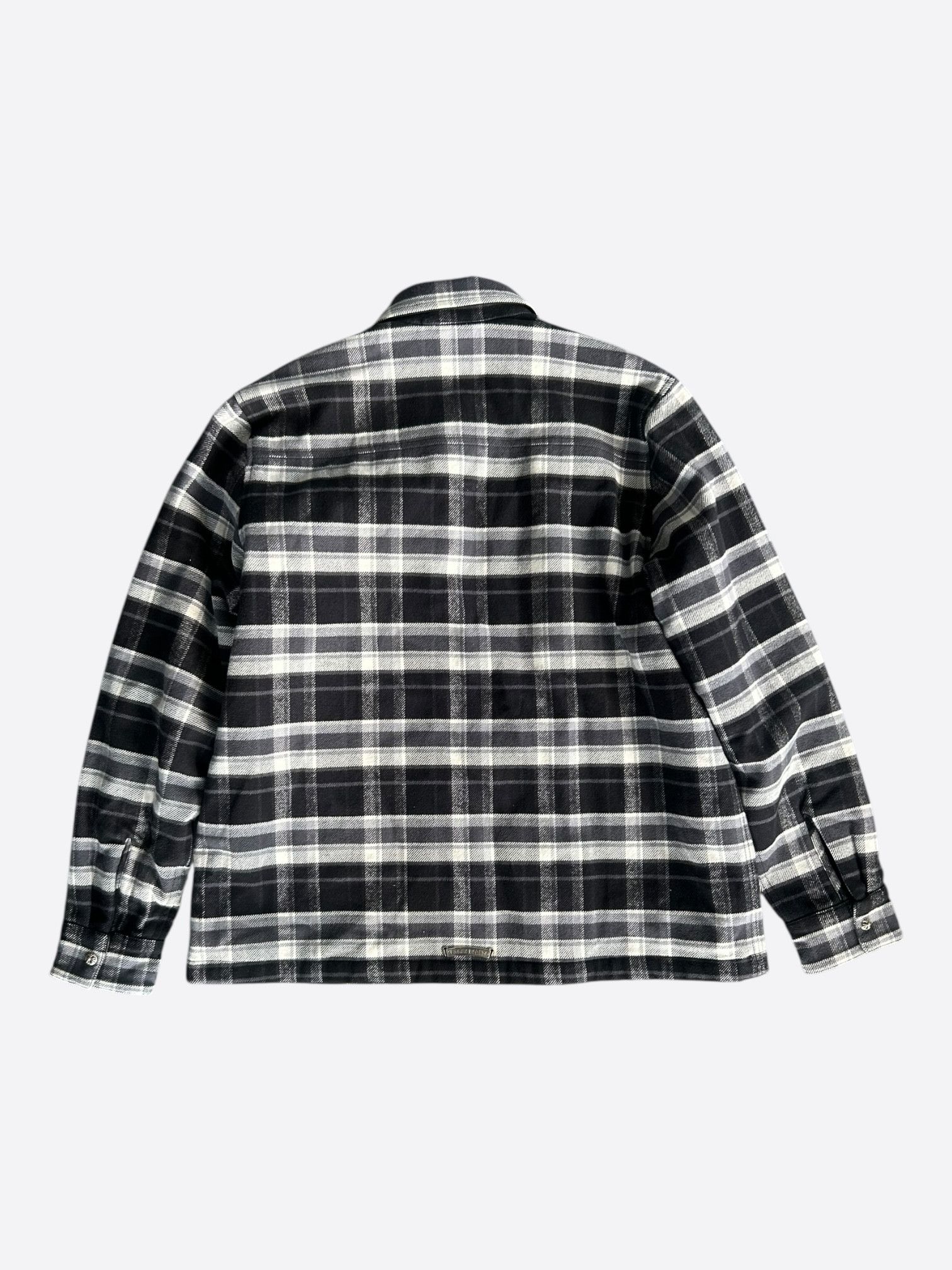 Chrome Hearts Chrome Hearts Black & Grey Plaid Jacket Size US L / EU 52-54 / 3 - 2 Thumbnail
