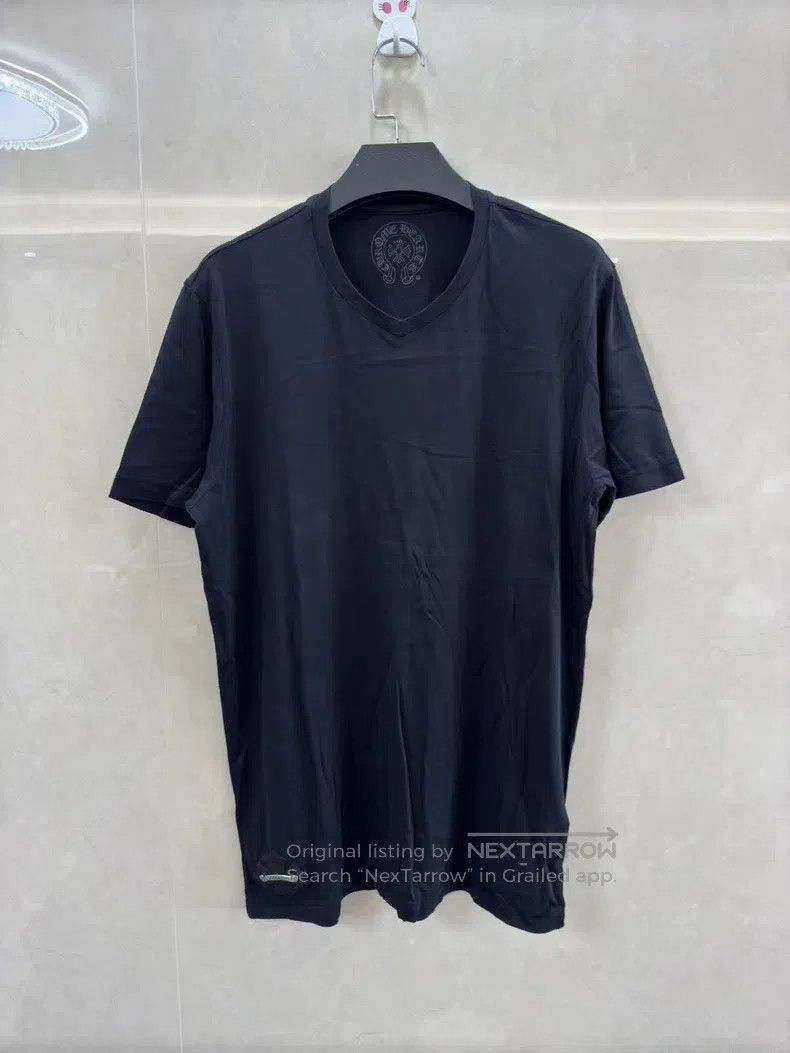 Chrome Hearts CHROME HEARTS Size M V-neck short sleeve with cruciform lea Size US M / EU 48-50 / 2 - 1 Thumbnail