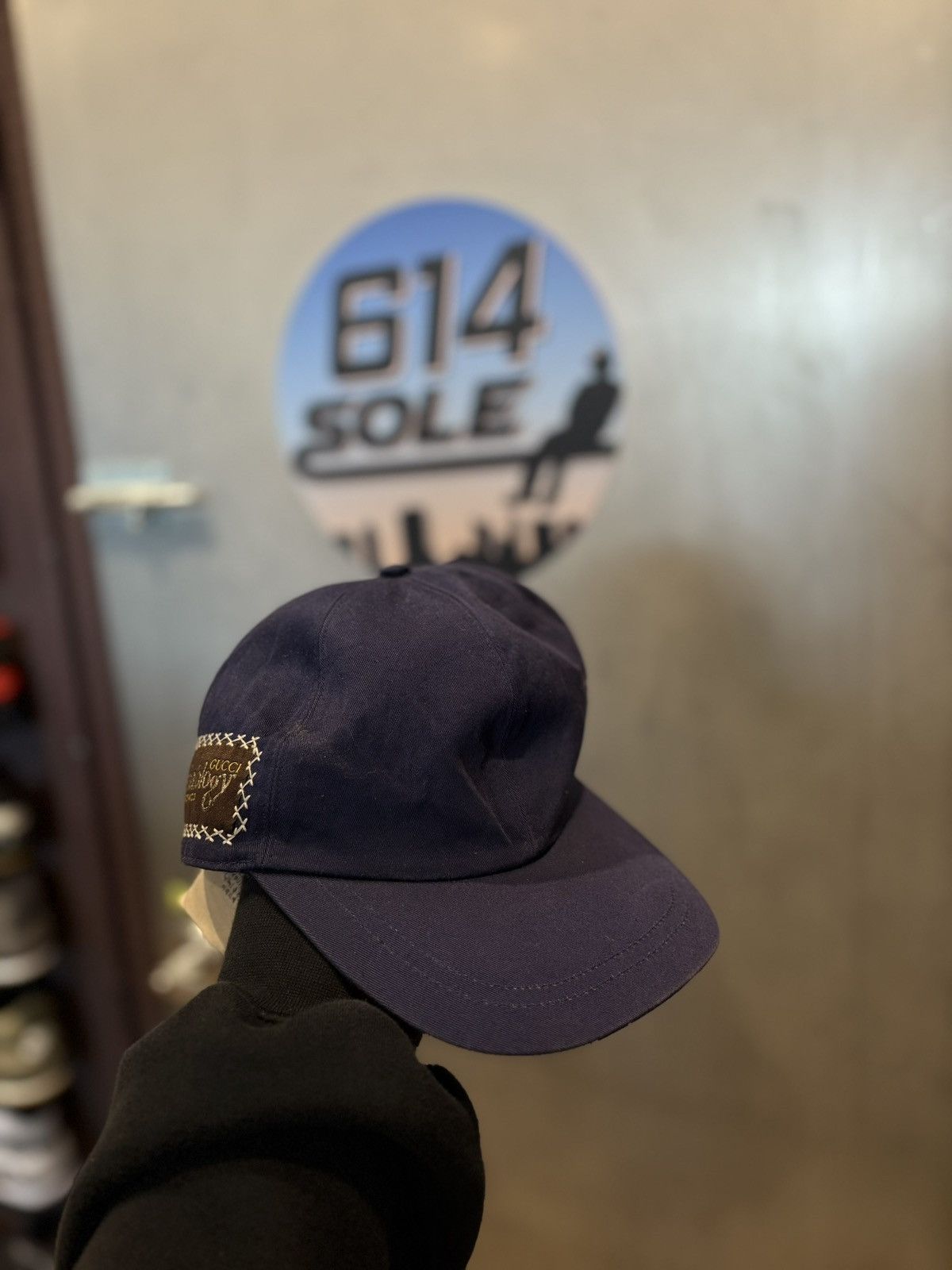 Gucci Gucci Hat Navy Size ONE SIZE - 1 Thumbnail