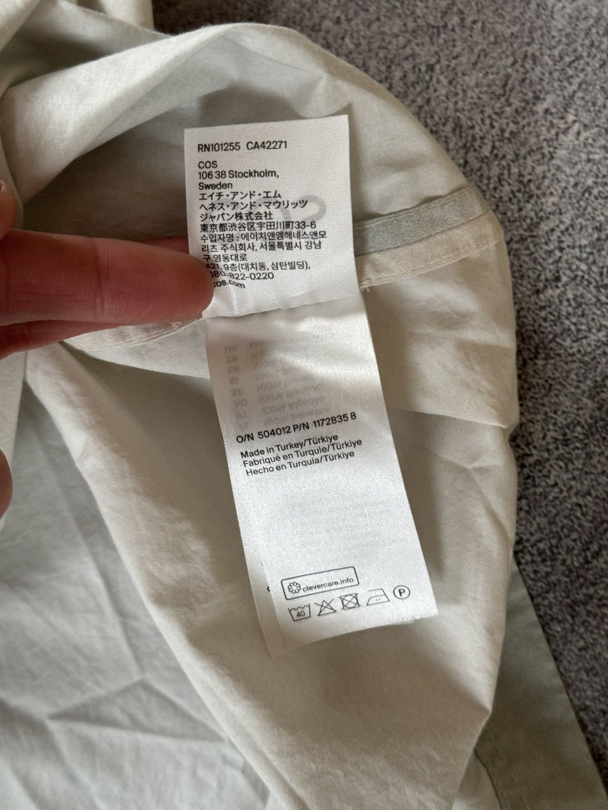 Cos × Designer Cos M relaxed shirt polo T-shirt Size US M / EU 48-50 / 2 - 9 Thumbnail