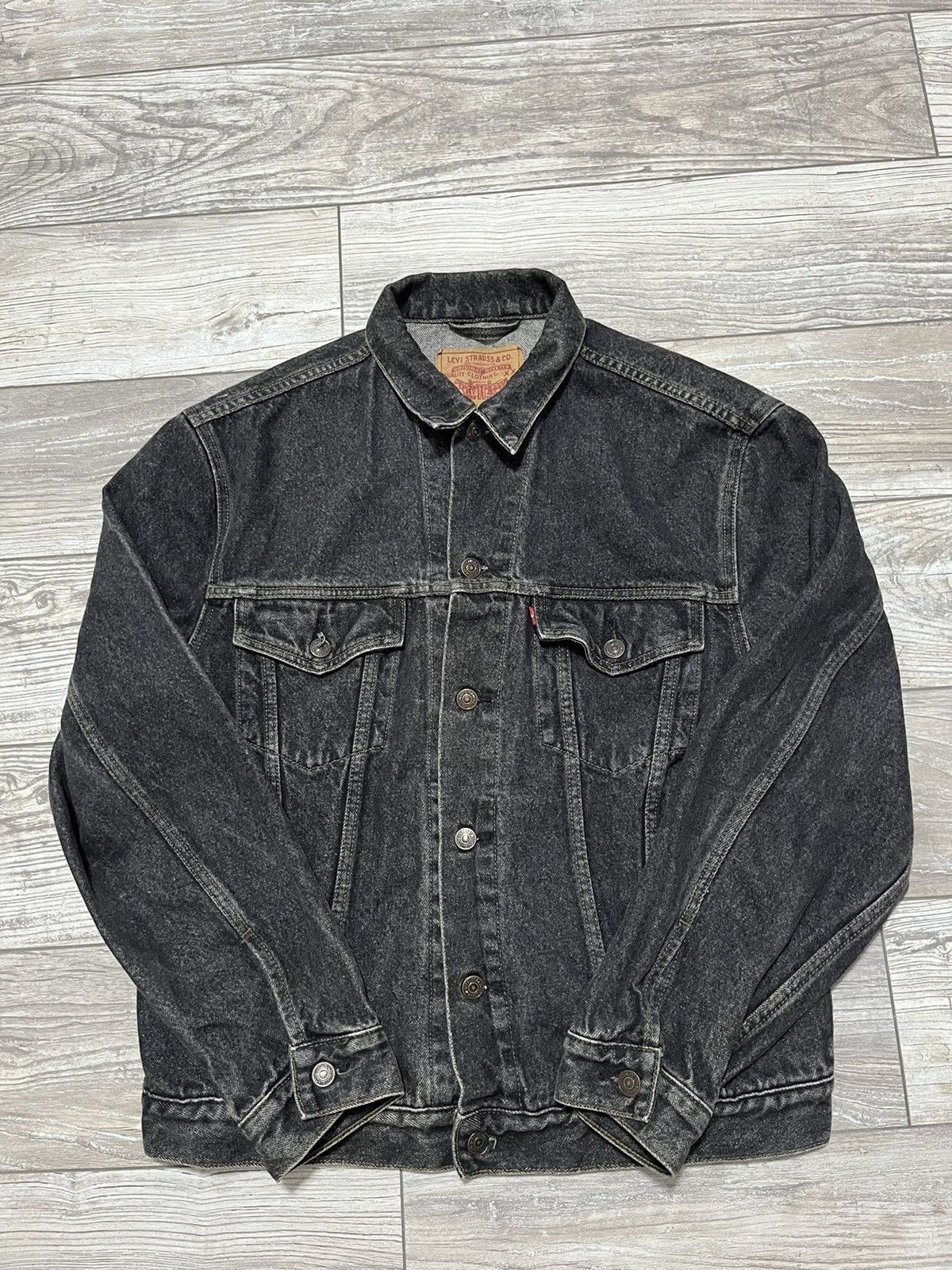 90's〜 Levi's Black Denim Jacket