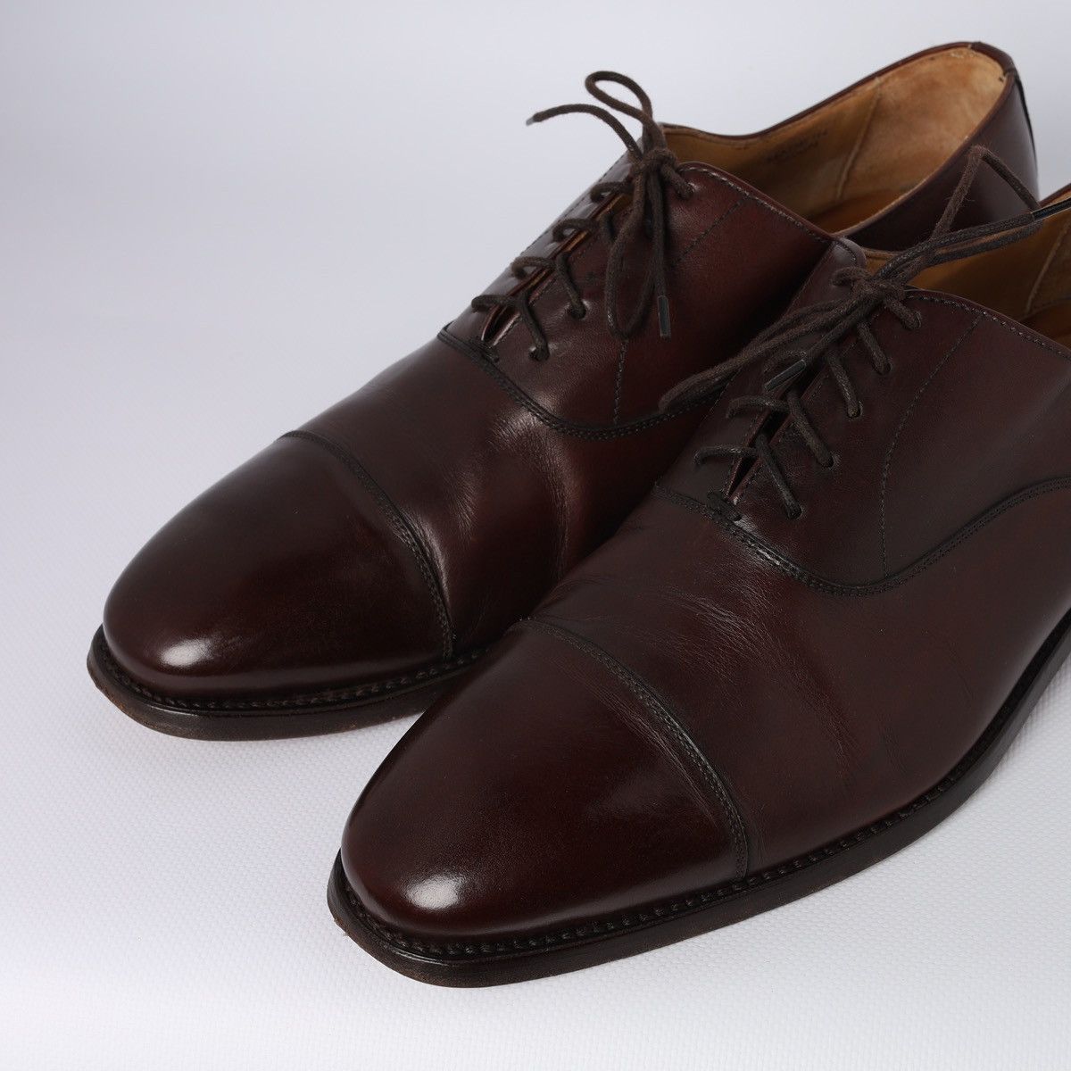 Other John Crocket Goodyear Welted Brown Leather Shoes Oxford Size US 10 / EU 43 - 4 Thumbnail