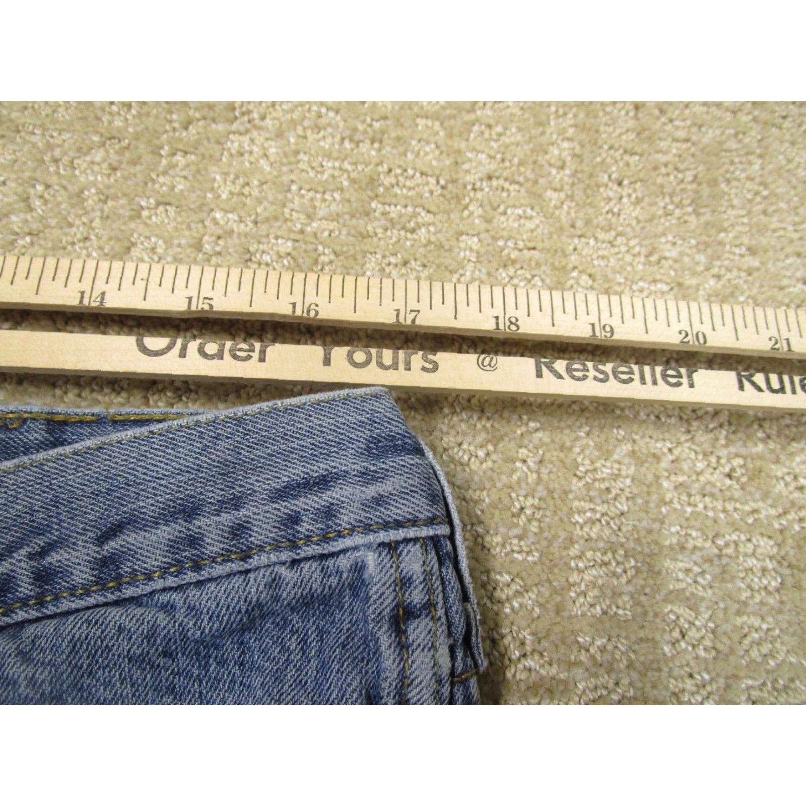 Vintage Cinch Jeans Men 35x32 Blue Slim Tapered Western Pants Light Wash Bronze Label Jeans Shirt Size US 35 - 7 Thumbnail