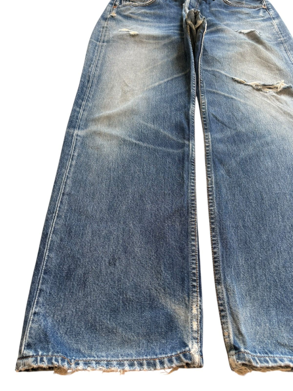 Levi's Vintage 90s Levis 501 Mud Wash Distressed Loose Baggy Jeans Size US 38 / EU 54 - 6 Thumbnail