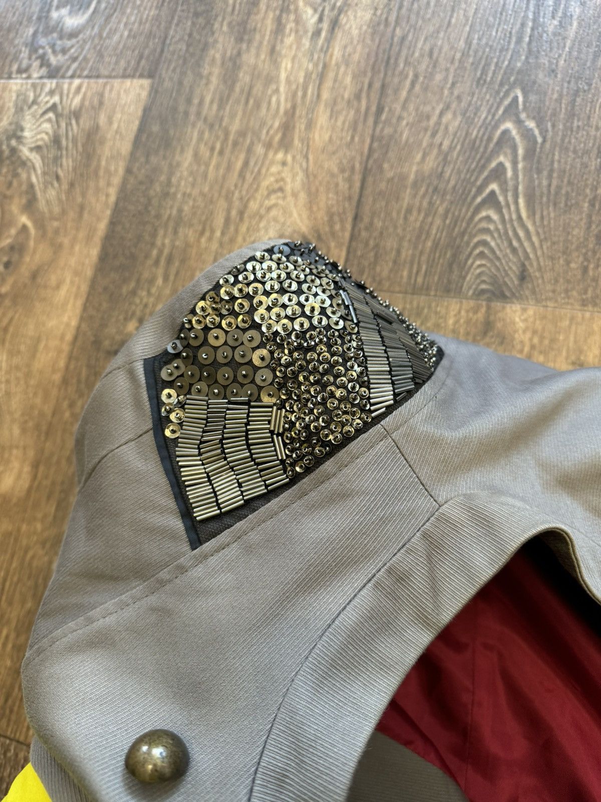Le Grande Bleu (L.G.B.) Vintage Hussar Napoleon Button Blazer Jacket Size US S / EU 44-46 / 1 - 3 Thumbnail