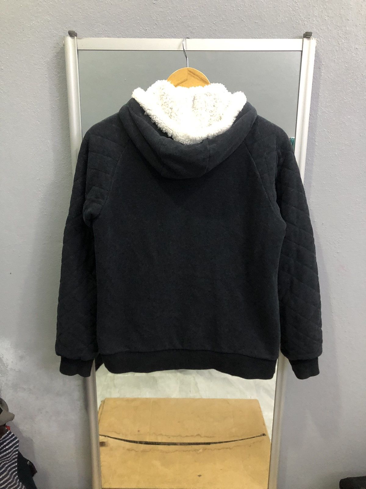 Puma Puma Women’s Sherpa Lined Black Charcoal Quilted Hoodie Size L / US 10 / IT 46 - 13 Thumbnail
