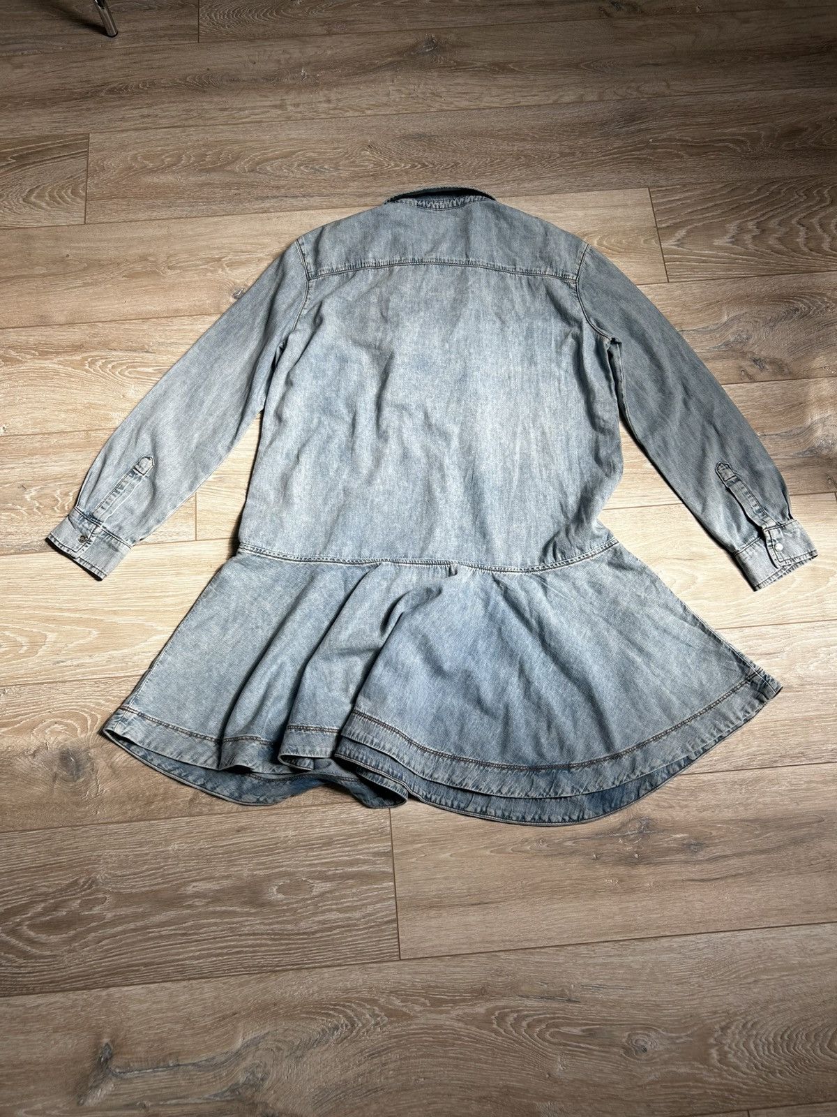 Moschino M05CH1N0 jeans chambray Dress designer luxury premium Size L / US 10 / IT 46 - 8 Thumbnail