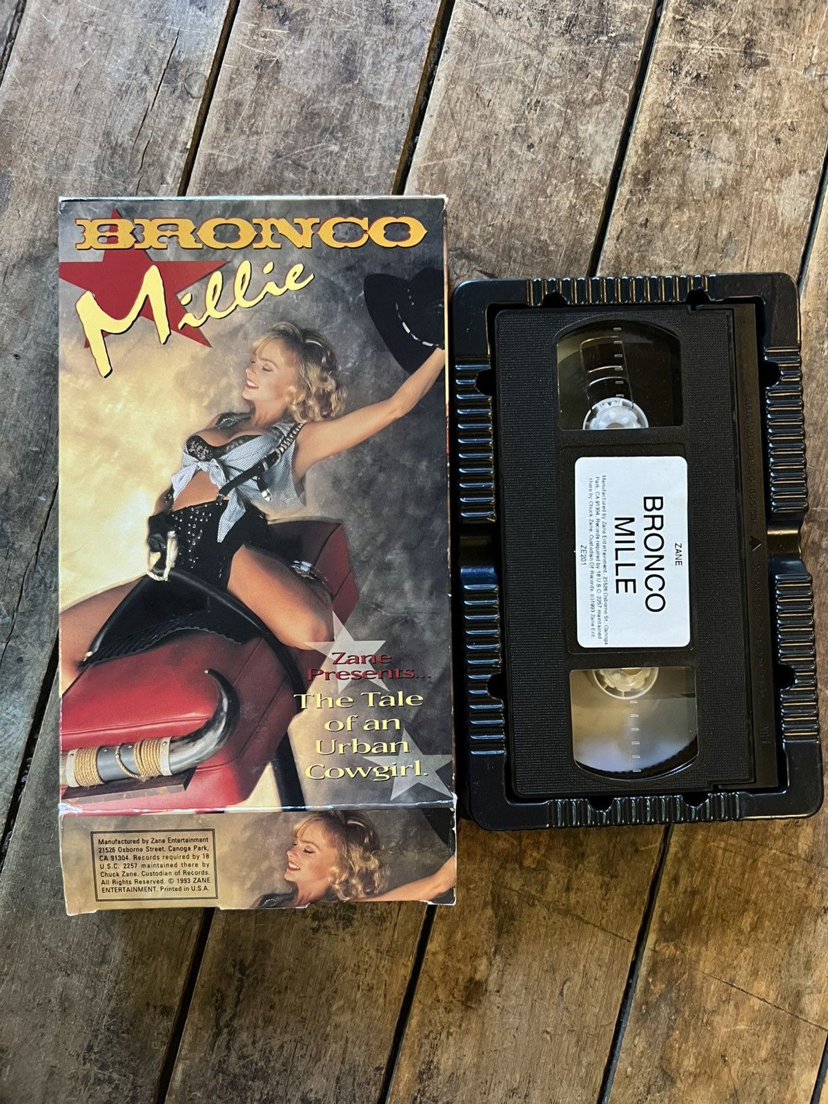 Vintage Bronco Millie - Adult Movie VHS - Zane Picture Size ONE SIZE - 4 Thumbnail