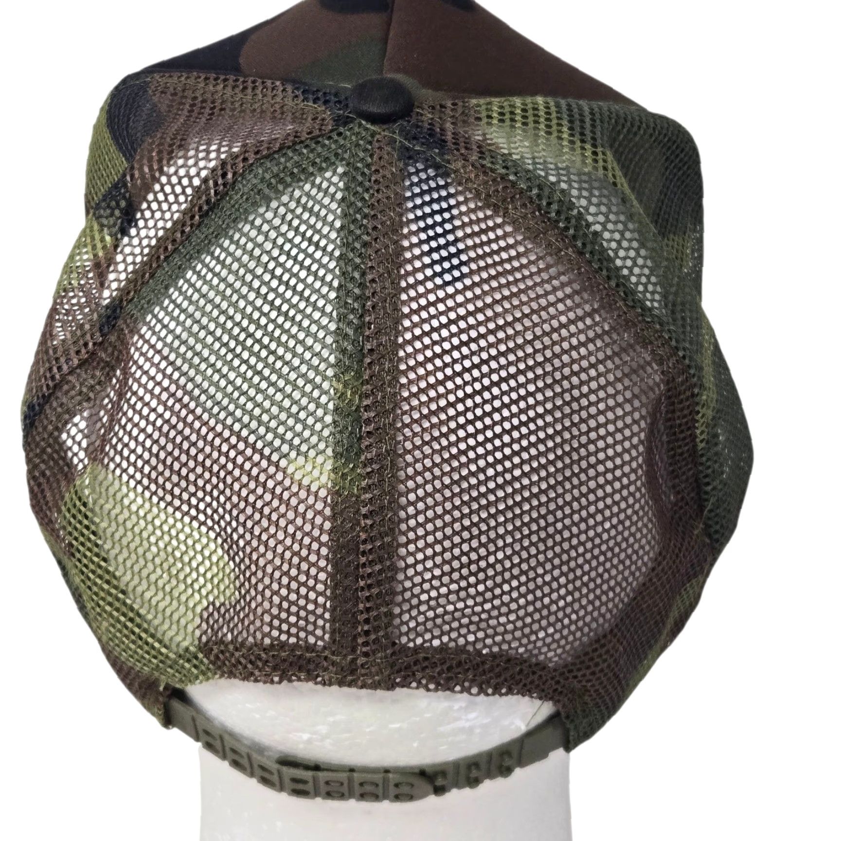 Vintage VTG HaT Trucker Hat Snapback Rope Camo Nylon 1990s Adjustable International Paper Kalamazoo MI Shirt Mens Size ONE SIZE - 5 Thumbnail