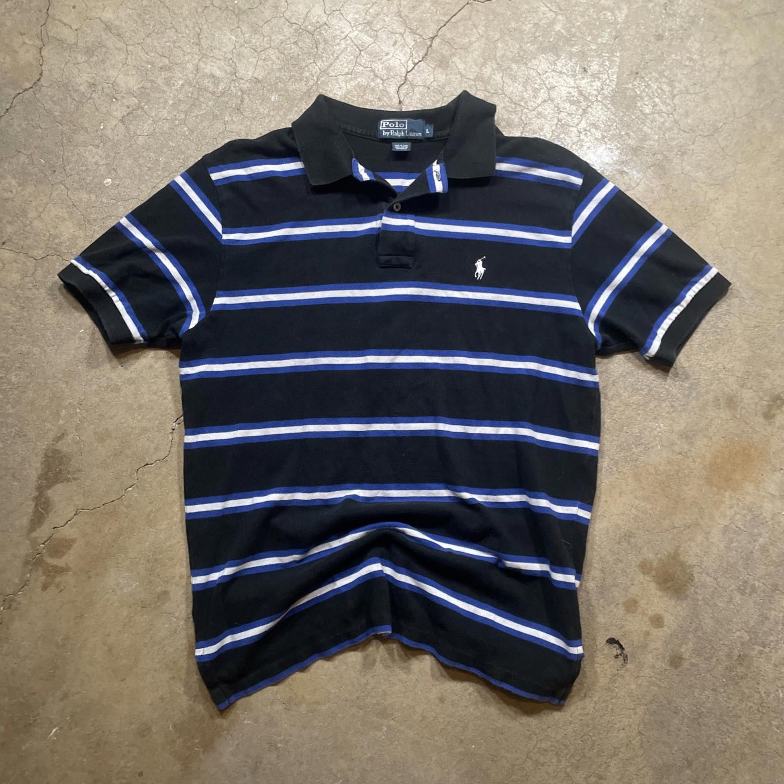 Polo Ralph Lauren Polo Ralph Lauren Blue Short Sleeve Polo Shirt Men's Large Size US L / EU 52-54 / 3 - 3 Thumbnail