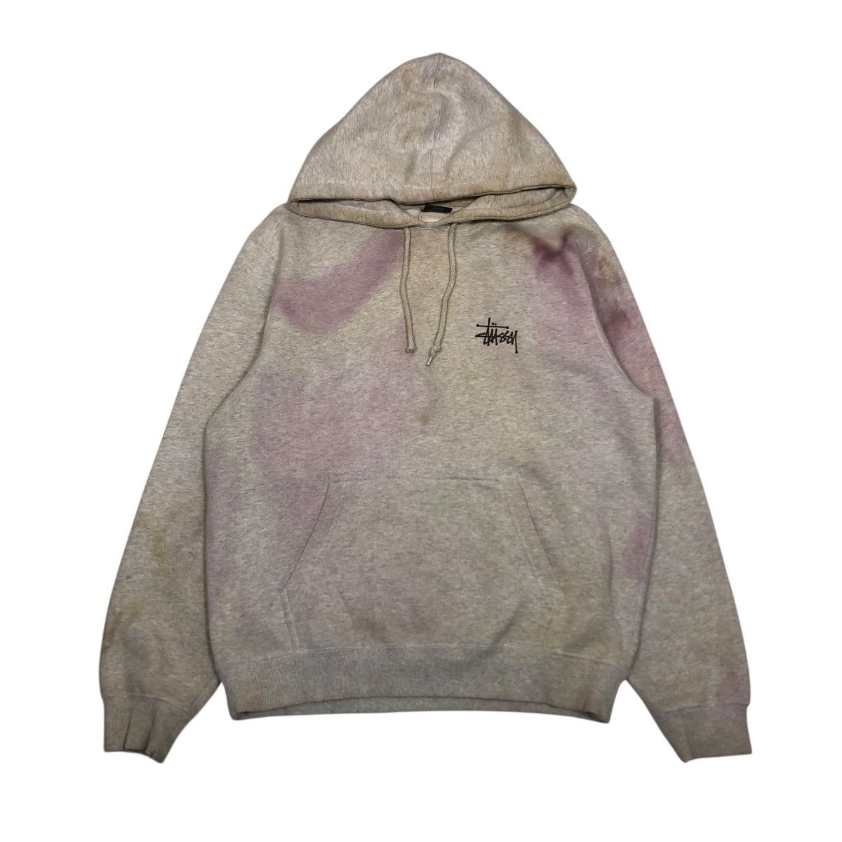 Stussy 🔥VINTAGE HOODIE STUSSY BIG LOGO ACID WASH DISTRESSED DESIGN Size US M / EU 48-50 / 2 - 2 Thumbnail