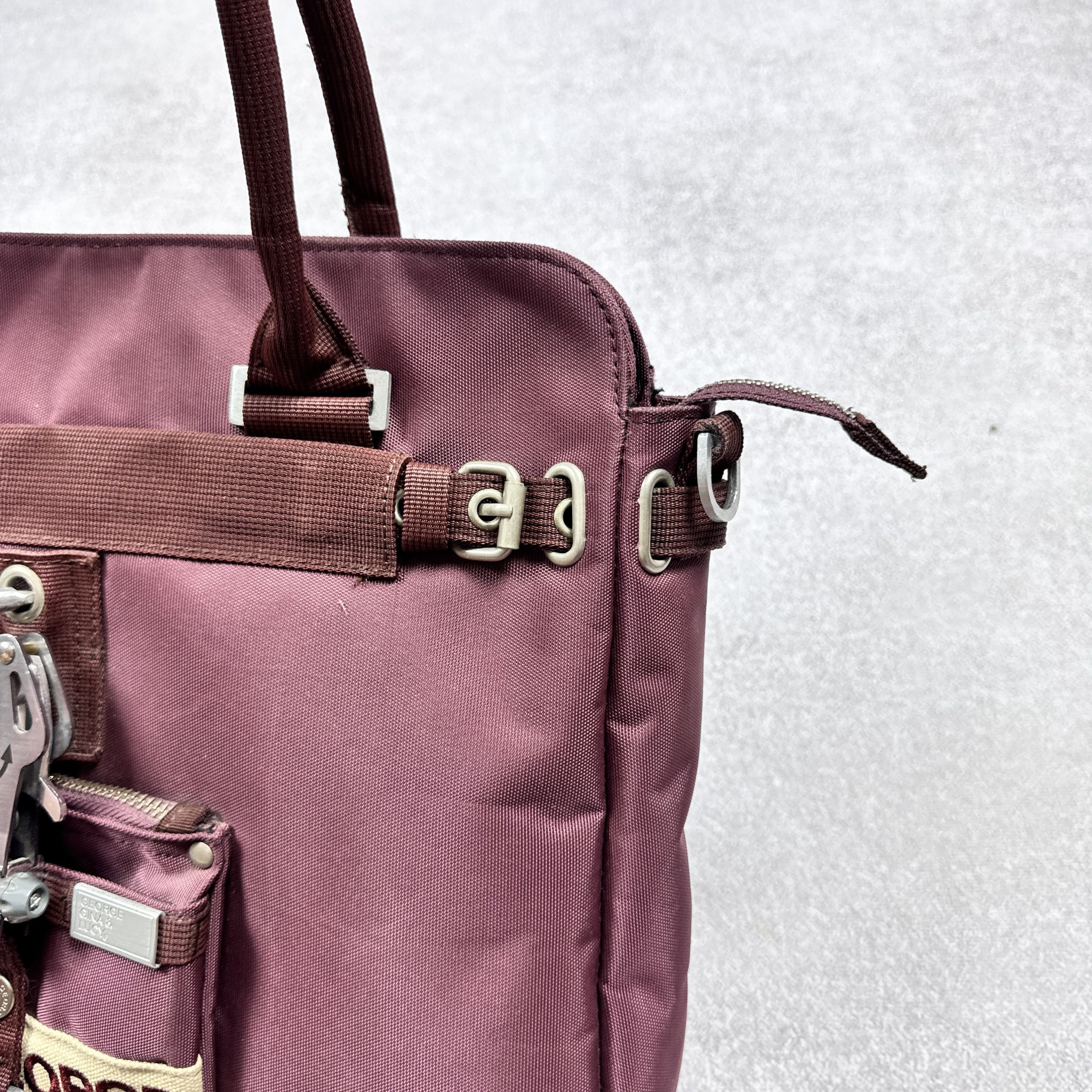 George Gina & Lucy George Gina & Lucy Grace Burgundy Y2K Bag Avantgarde Size ONE SIZE - 7 Thumbnail