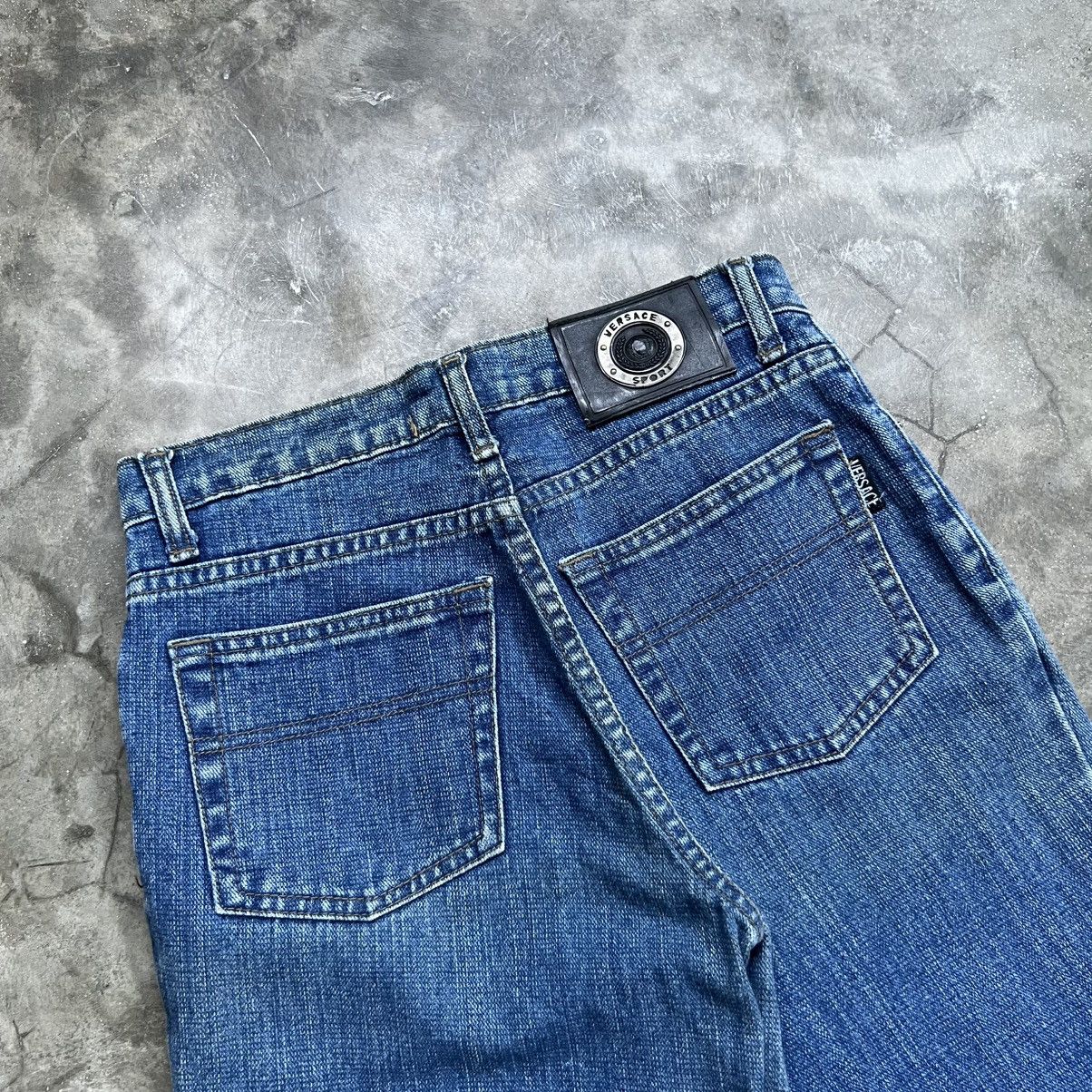 Versace Vintage 90s Versace Couture bootcut Jeans Size US 27 - 4 Thumbnail