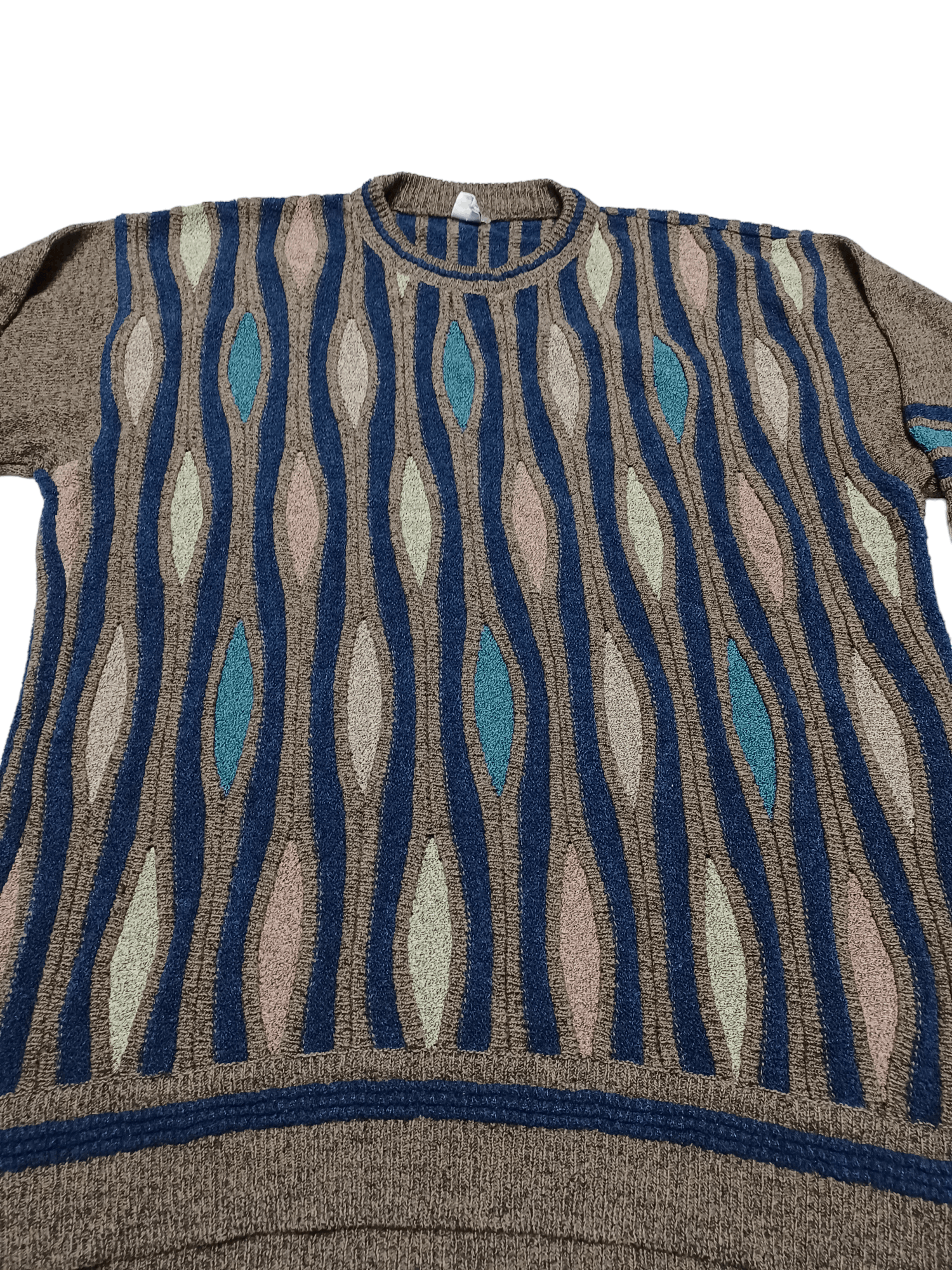 Other VINTAGE 90S COOGI STYLE FANTASTIC OLDMONEY WOOL SWEATER Size US M / EU 48-50 / 2 - 3 Thumbnail