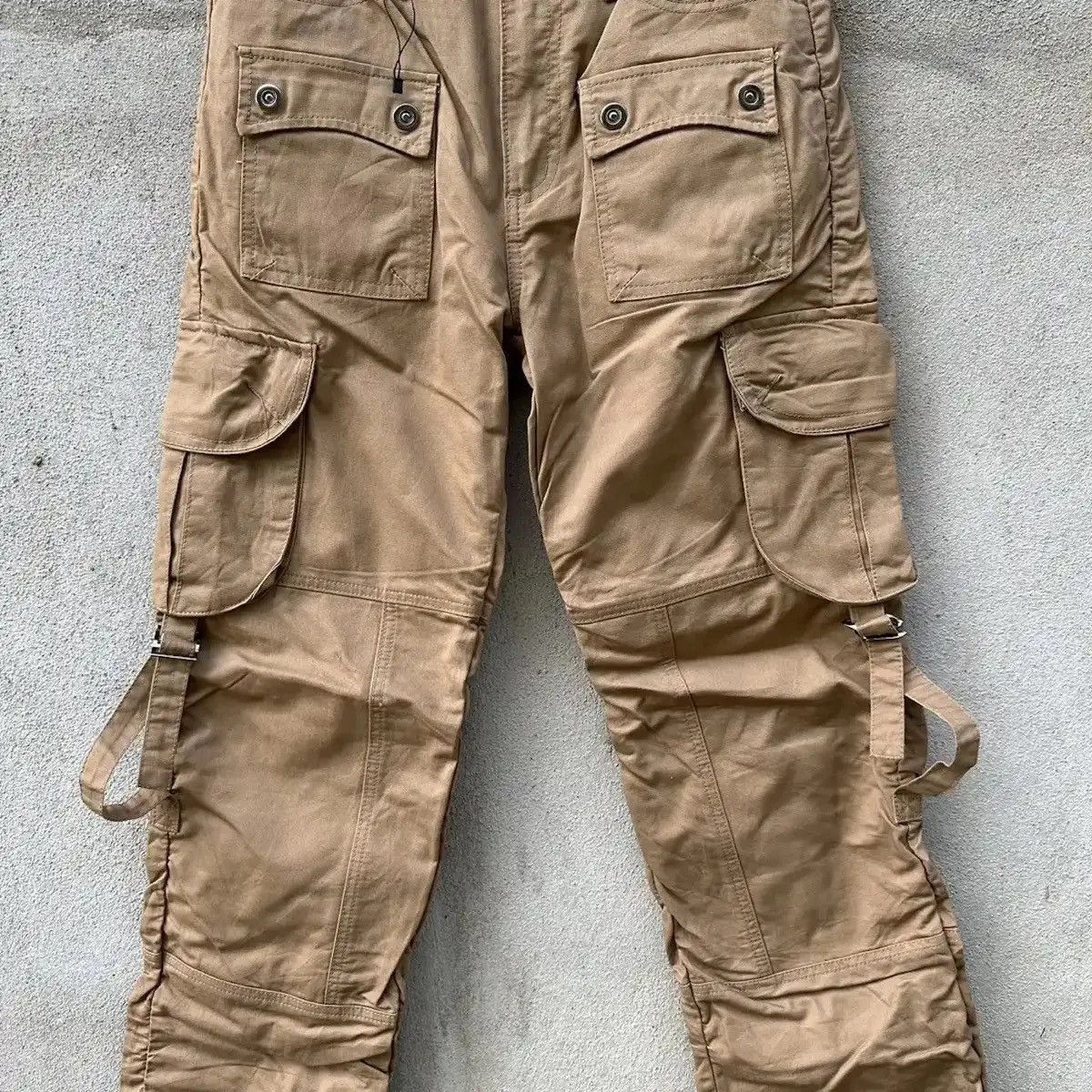 LOWBOX RARE‼️LOWBOX JAPAN💥BONDAGE PUNK FLARE PARACHUTE MULTI CARGO Size US 30 / EU 46 - 2 Thumbnail