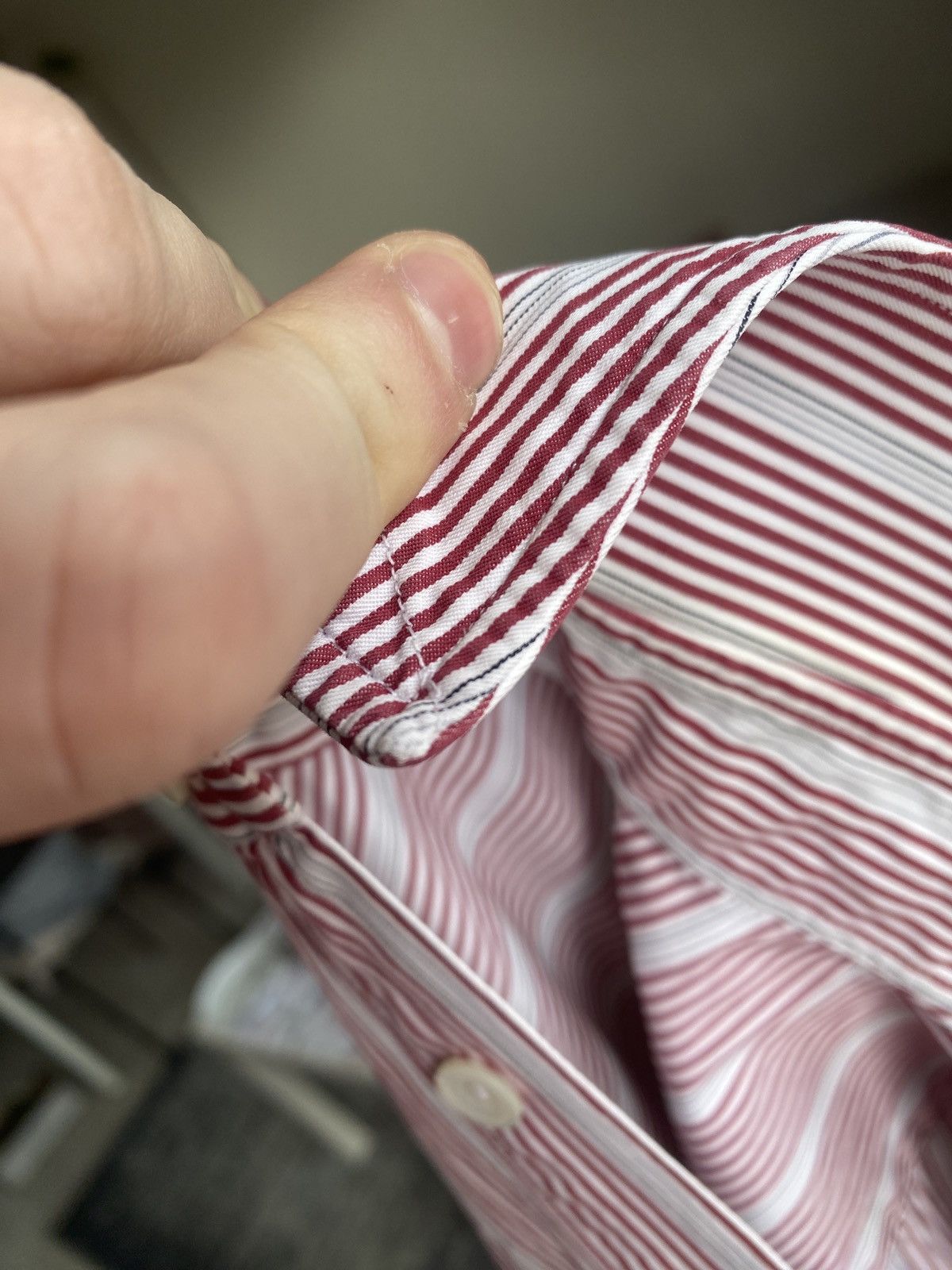 Hermes Hermes stripped shirt button up Size US XL / EU 56 / 4 - 8 Thumbnail