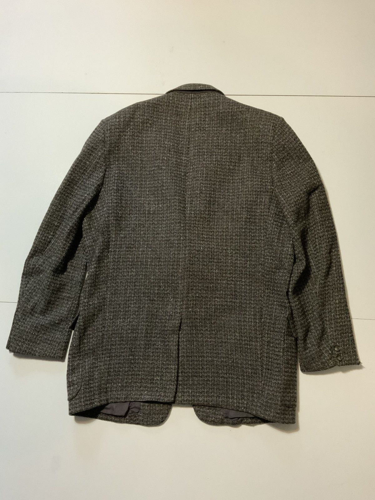 Vintage Vintage 60s Smiths Country Club Tweed Wool Blazer Jacket. Size 44L - 3 Thumbnail