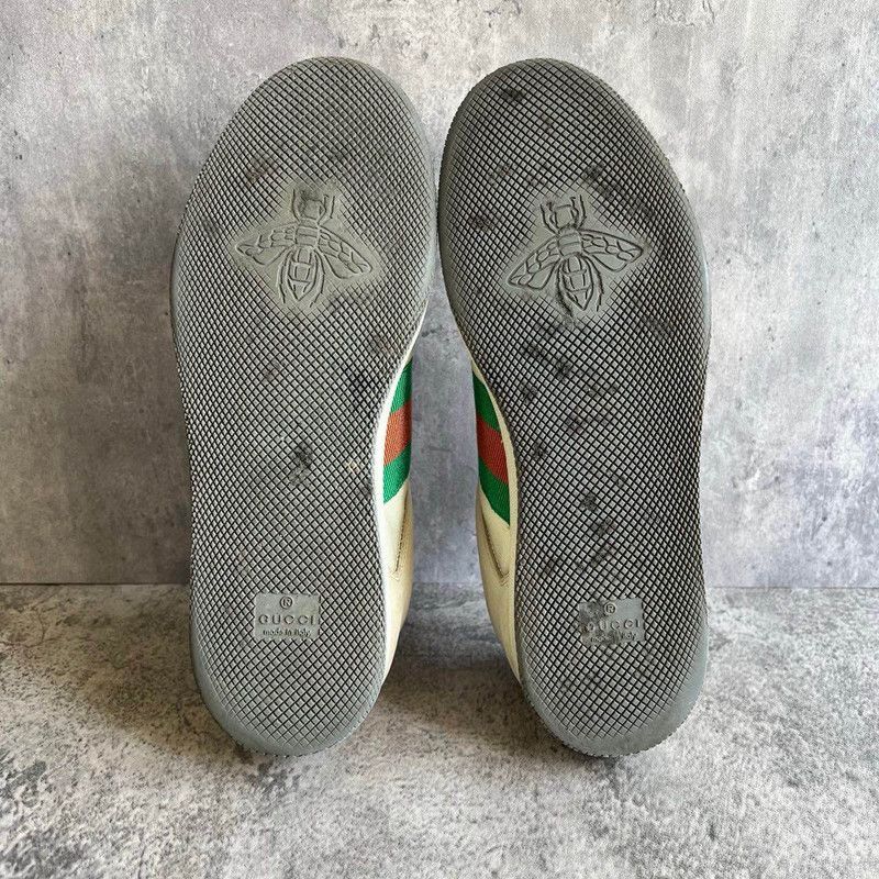 Gucci Gucci Screener Leather Canvas Sneakers for Men - Size US 7.5 / EU 40-41 - 4 Thumbnail