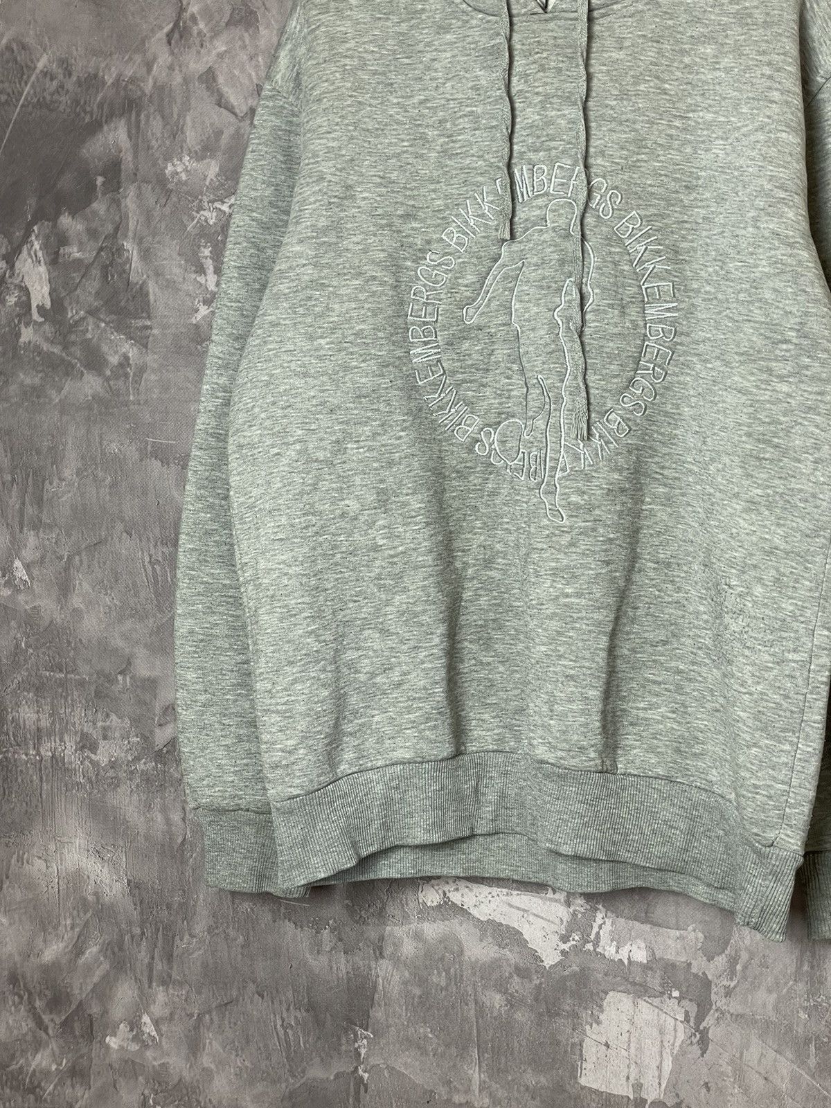 Dirk Bikkembergs × Vintage Dirk Bikkemberg vintage football embroidered logo hoodie Size US L / EU 52-54 / 3 - 5 Thumbnail
