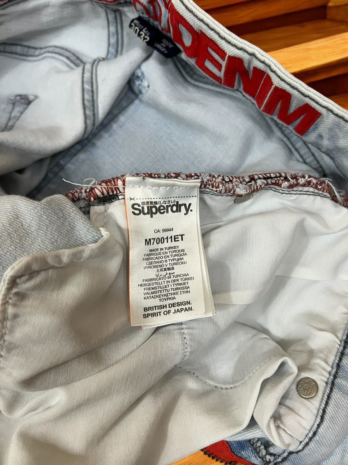 Superdry Superdry Conor 05 Taper light blue jeans size W30 L32 Size US 30 / EU 46 - 6 Thumbnail