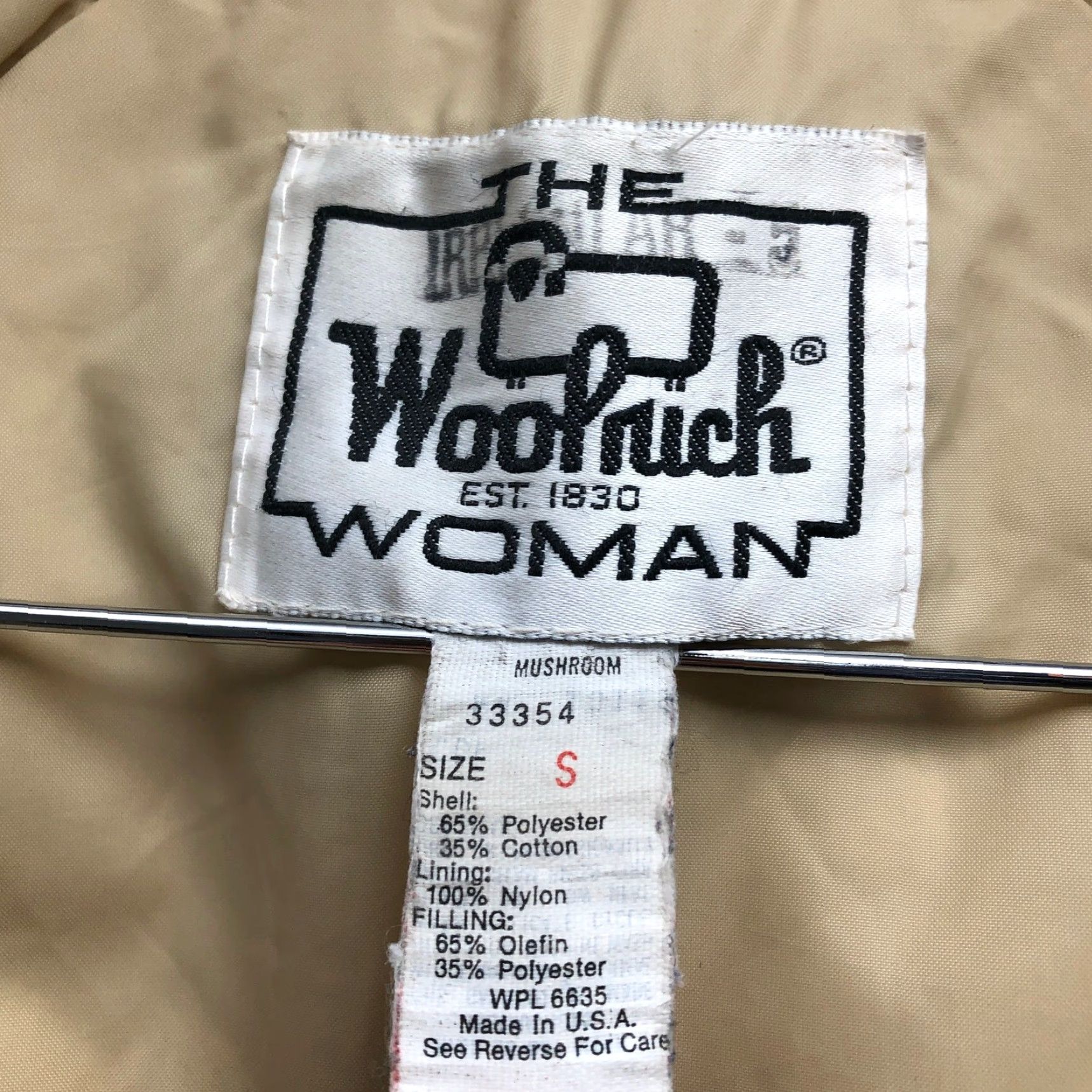 Vintage VINTAGE Woolrich Parka Jacket Womens Small S Mushroom Brown Insulated Nylon Coat Mid-Length Casual Travel 80s 90s Womens Size S / US 4 / IT 40 - 3 Thumbnail