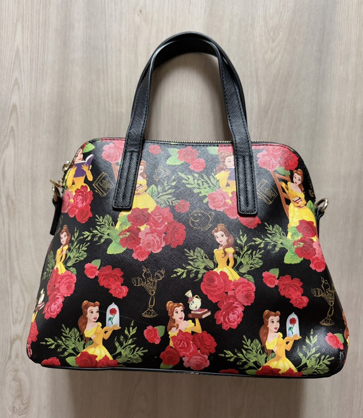 Disney Loungefly Disney Beauty and The Beast Floral Roses Size ONE SIZE - 3 Thumbnail