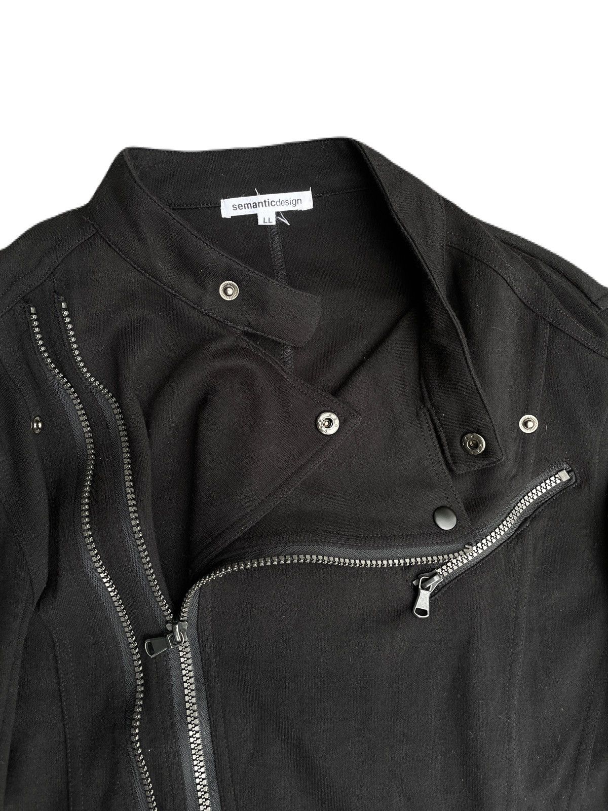 2000s Semanticdesign Vkei Multi Zip Jacket Japanese archive - www