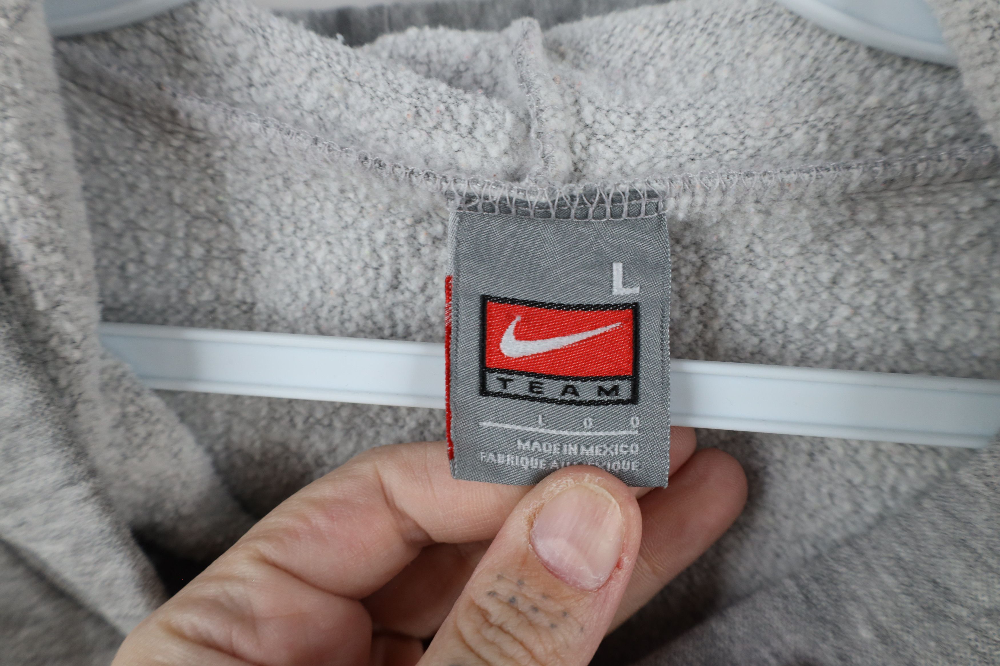 Nike × Vintage Vintage Nike Championship State University Football Hoodie Size US L / EU 52-54 / 3 - 12 Thumbnail
