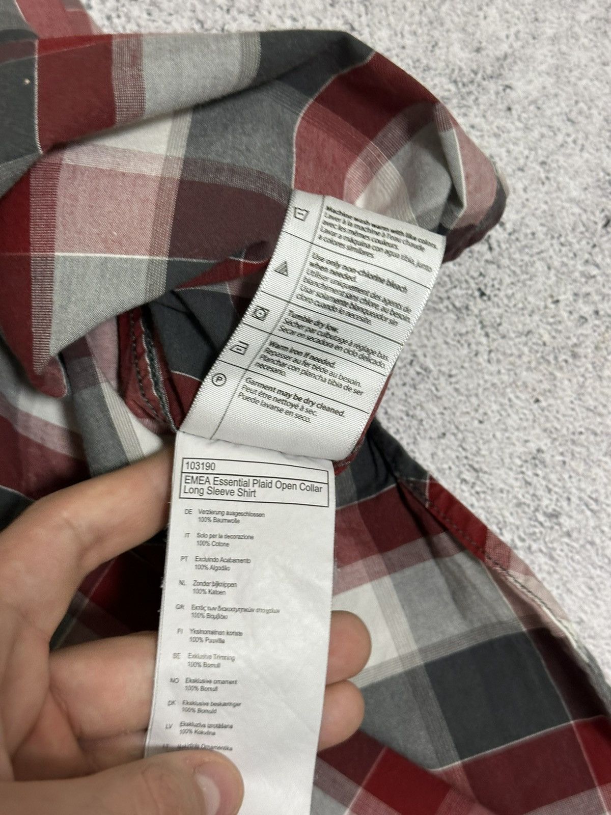 Carhartt Carhartt Essential Plaid Open Collar Long Sleeve Shirt Size US L / EU 52-54 / 3 - 11 Thumbnail