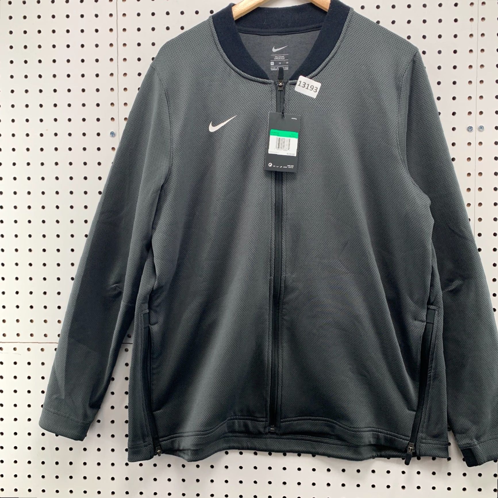 Nike VINTAGE Nike Dri Fit Active Jacket Womens Tall XL Gray NWT 110 Size XL / US 12-14 / IT 48-50 - 5 Thumbnail