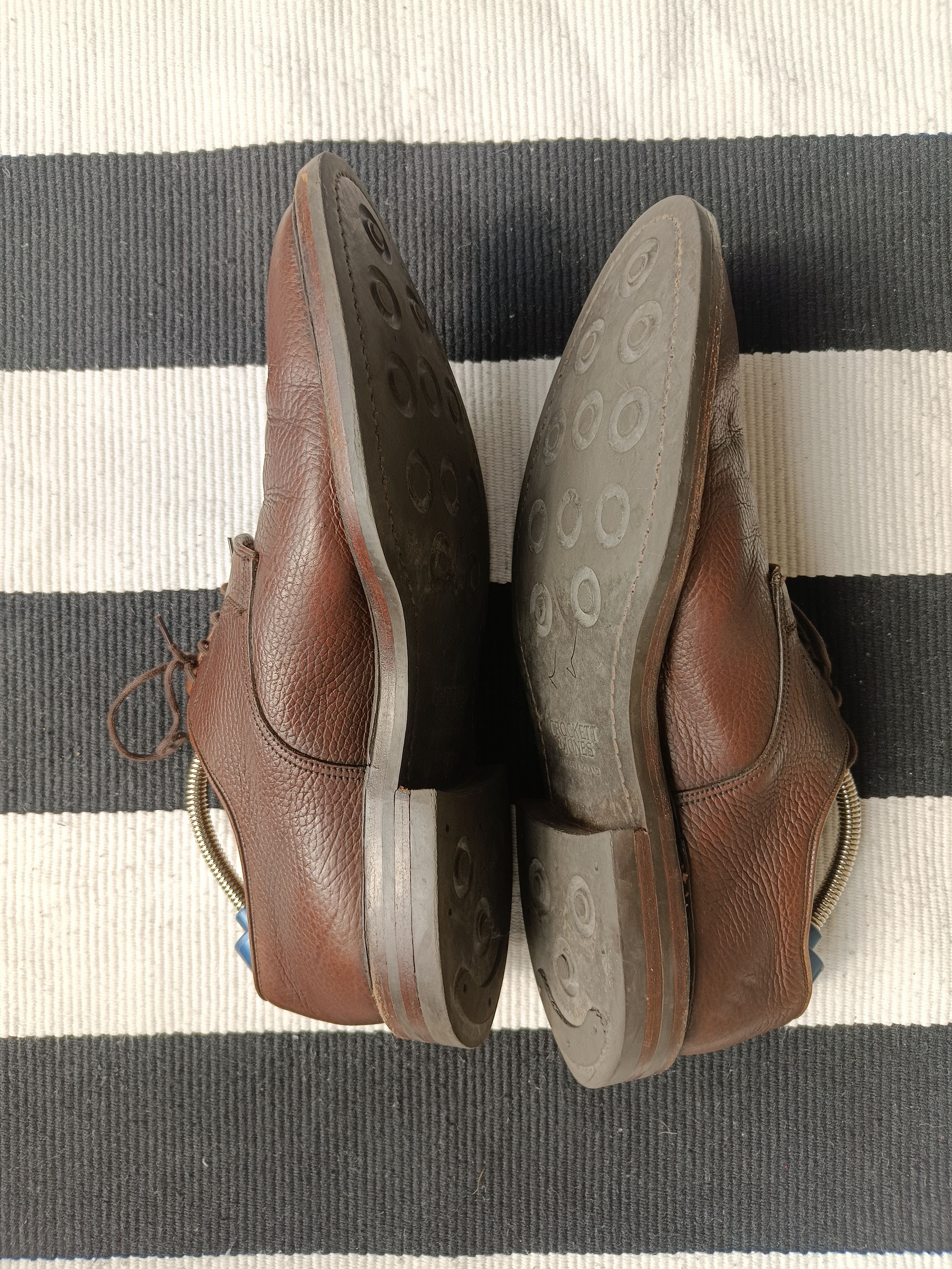 Crockett & Jones Crockett & Jones Grasmere Pebble Grain Leather Shoes Size US 10.5 / EU 43-44 - 4 Thumbnail