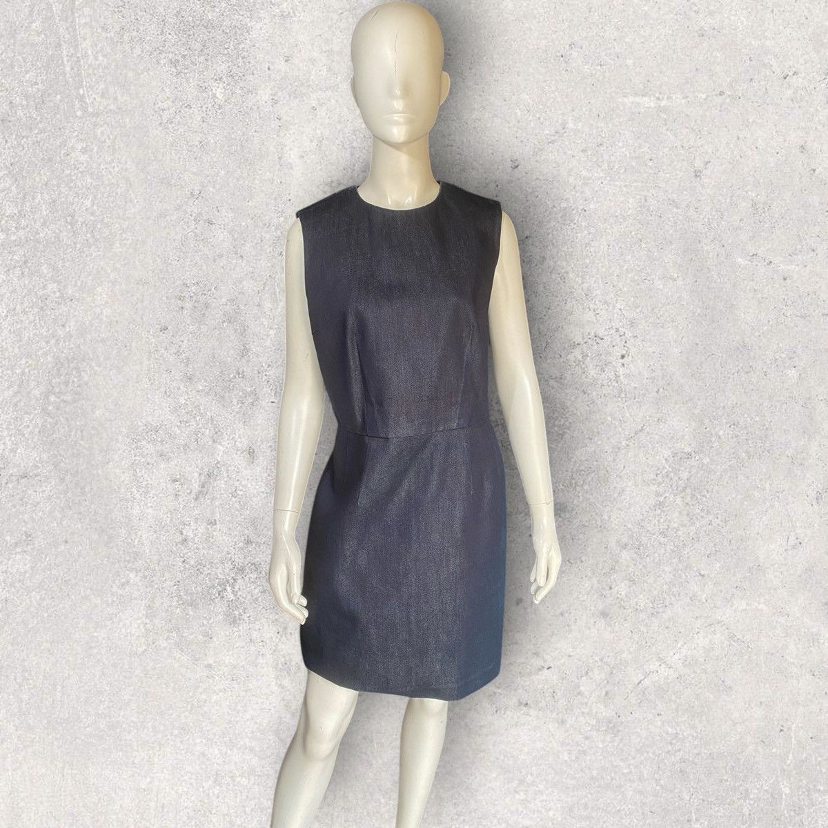 Comme des Garcons CDG Denim Midi Dress Size L / US 10 / IT 46 - 1 Thumbnail