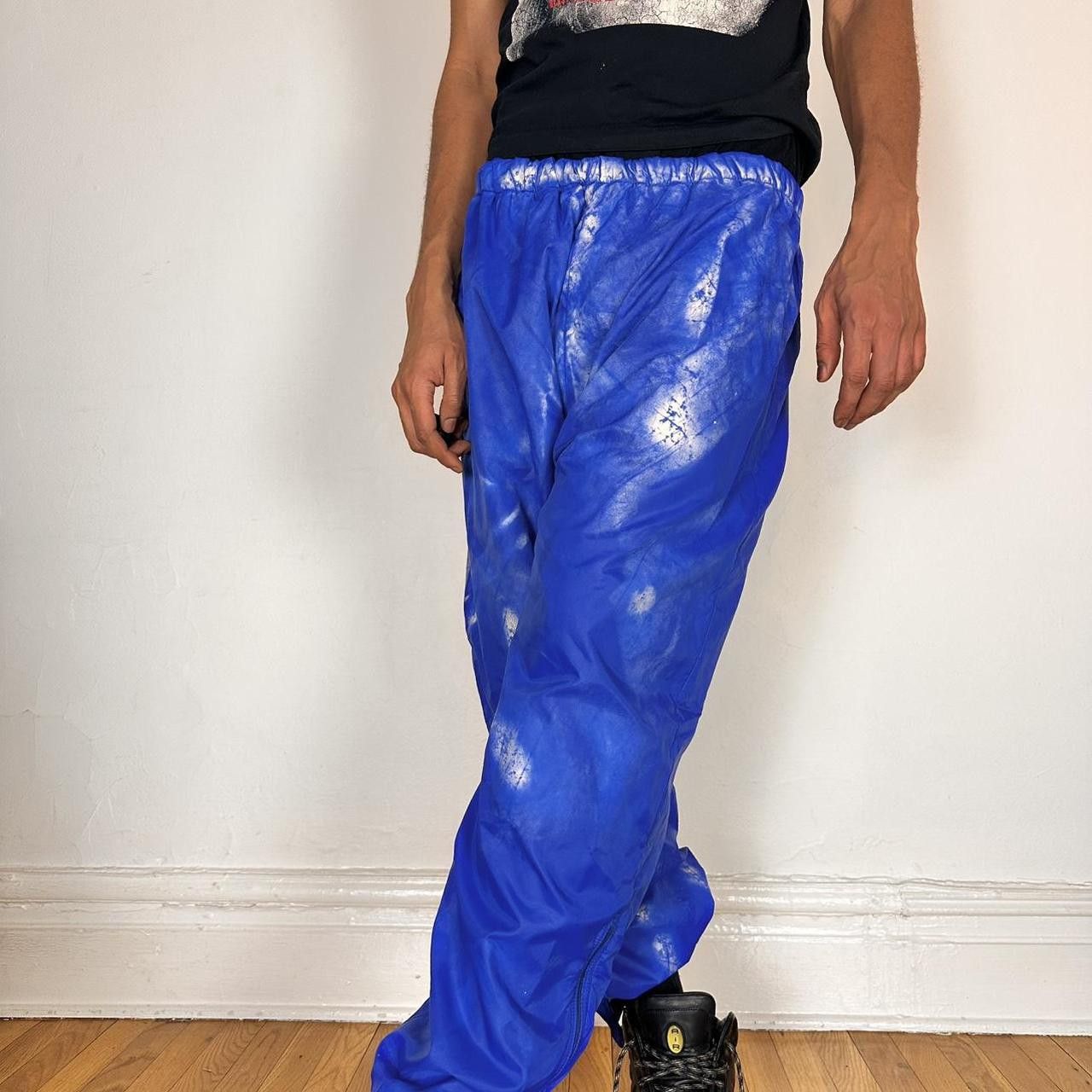 Russell Athletic ASTROBOI* 'Cloudy Sky' Blue Nylon Sweatpants - XL Size US 34 / EU 50 - 7 Thumbnail