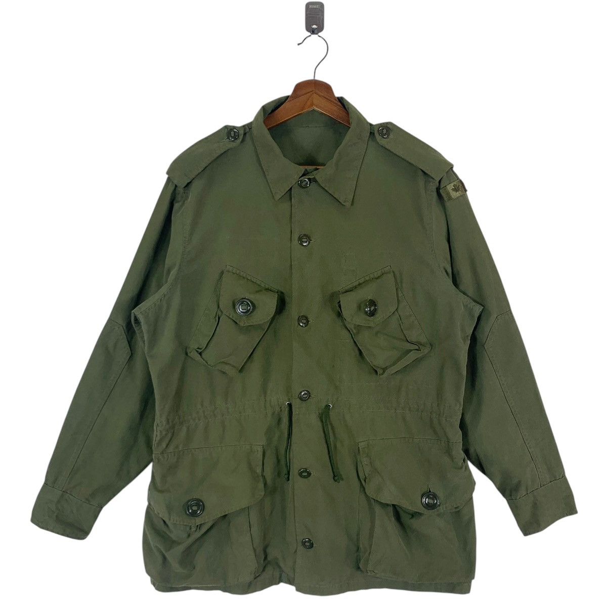 Vintage VINTAGE MILITARY CANADA OLIVE GREEN BUTTON SHIRTS Size US M / EU 48-50 / 2 - 1 Thumbnail