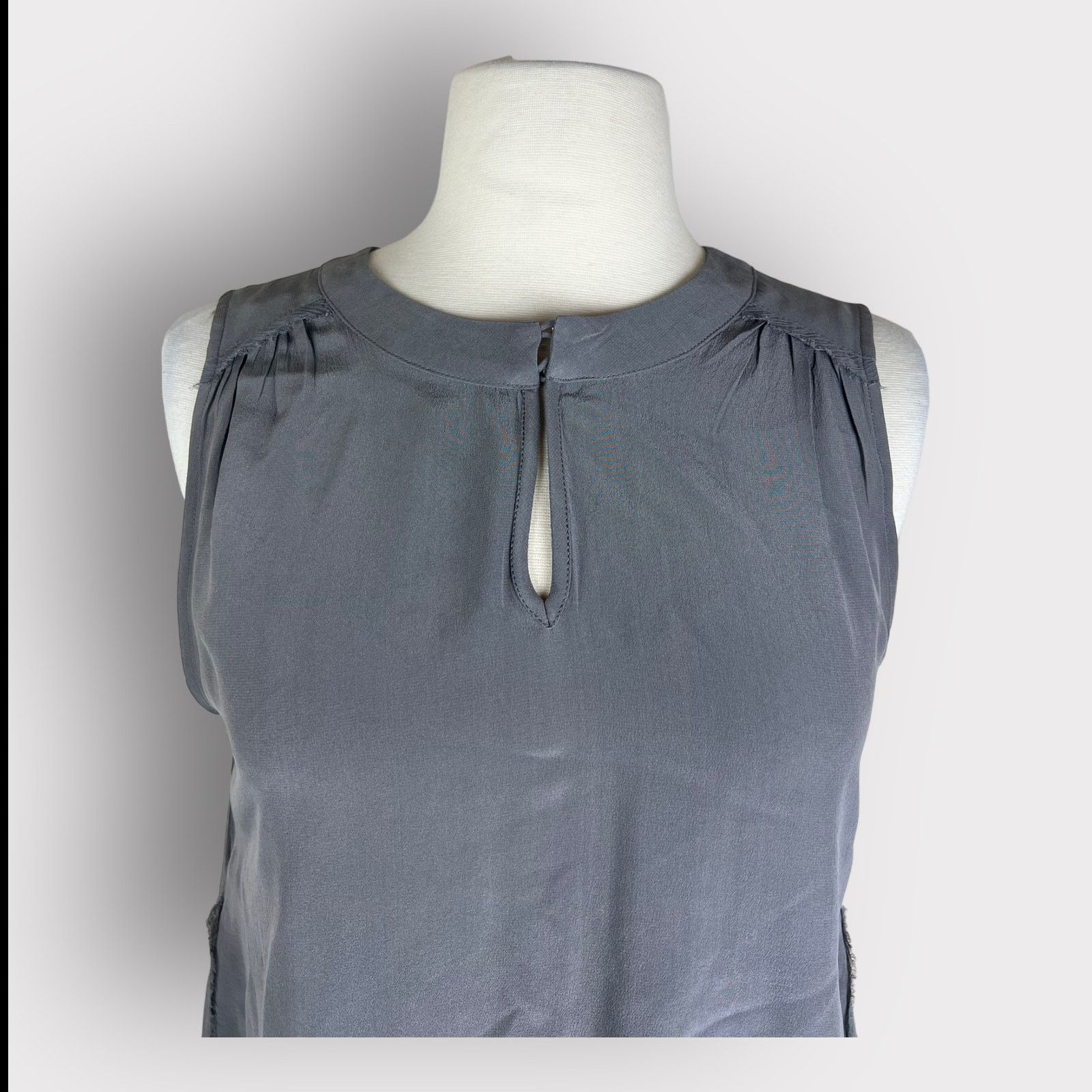 Calypso St Barth Calypso St. Barth | Silk Fringe Trim Shift Dress | XS Size XS / US 0-2 / IT 36-38 - 5 Thumbnail