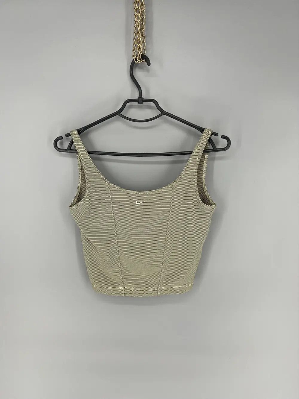 Nike Y2K Nike Vintage Swoosh Logo Crop Top 90s Size M / US 6-8 / IT 42-44 - 2 Thumbnail