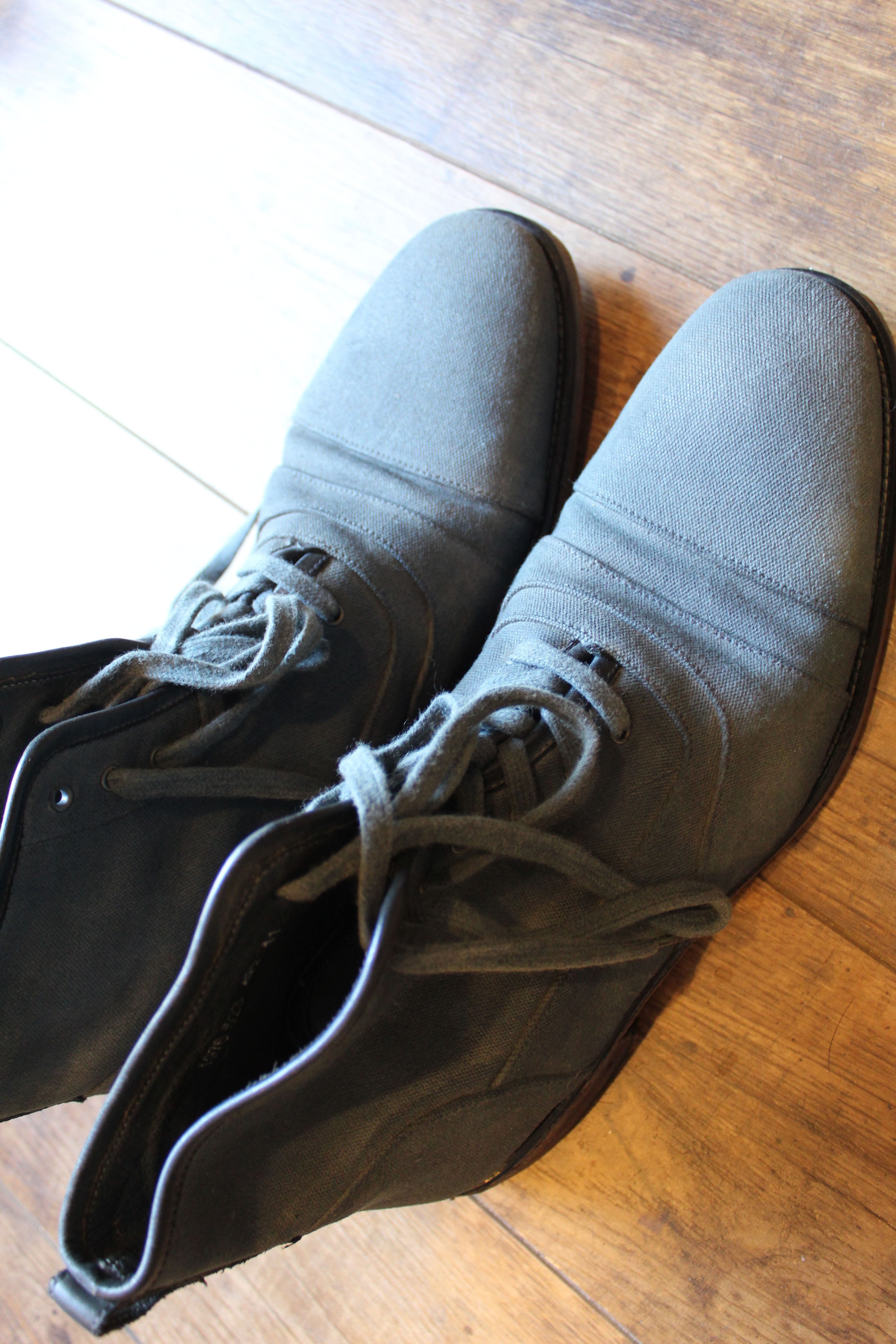 John Varvatos Varvatos Fleetwood Boot – Garment Canvas / Hand Dyed Size US 11 / EU 44 - 2 Thumbnail