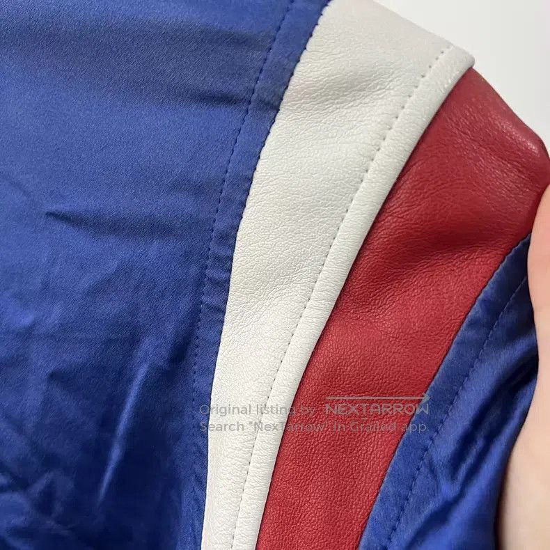 Amiri Amiri Blue Silk Baseball Jacket Size US S / EU 44-46 / 1 - 4 Thumbnail