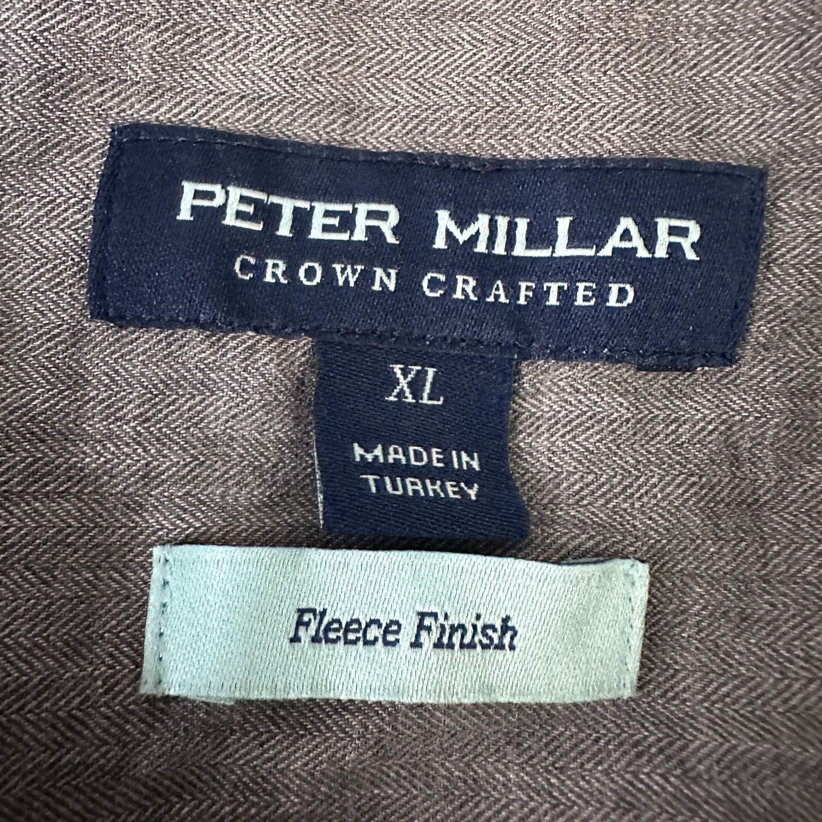 Peter Millar Peter Millar Crown Crafted Fleece Finish Shirt Mens XL Gray Size US XL / EU 56 / 4 - 6 Thumbnail