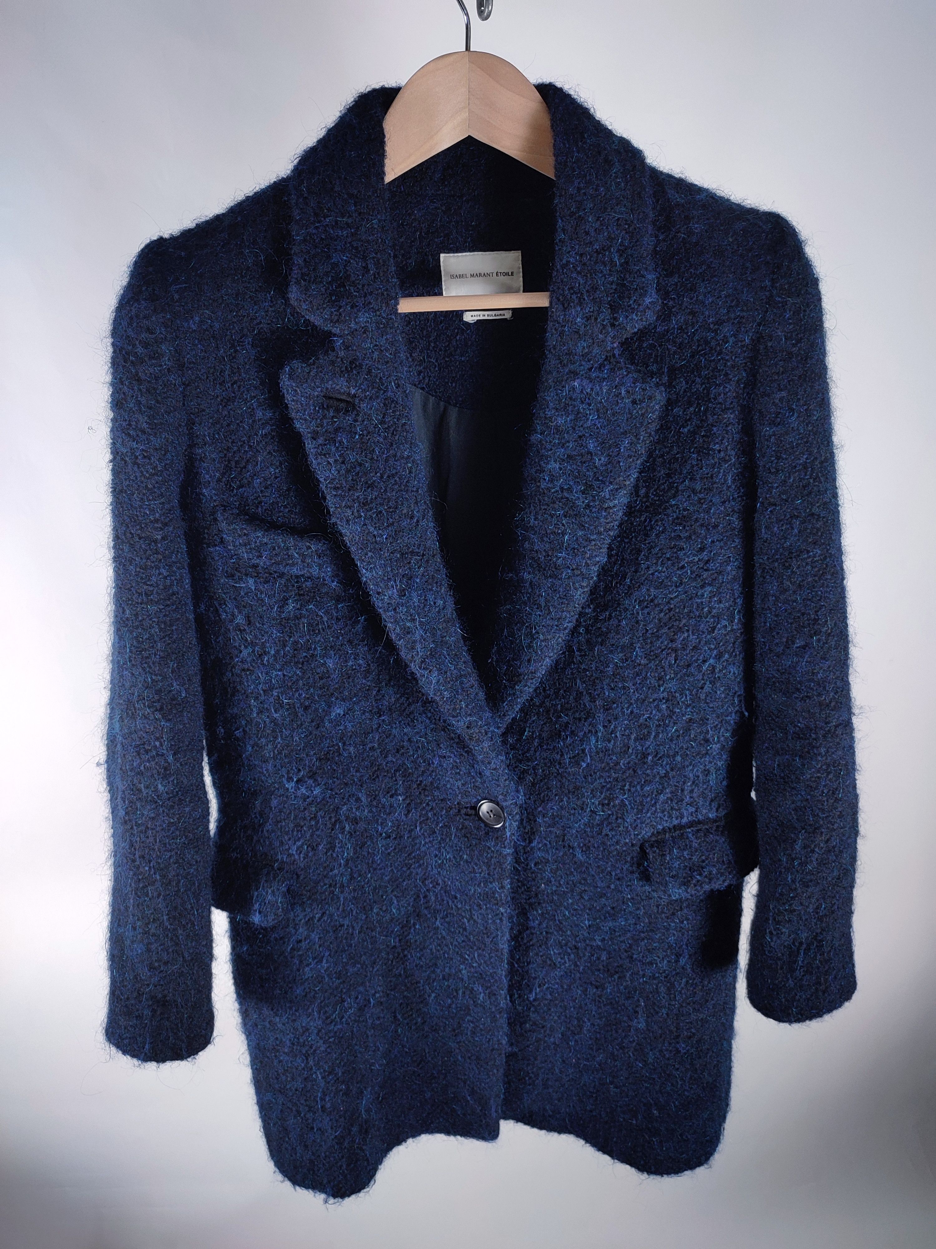 image of Isabel Marant Étoile Mohair Alpaca Wool Coat in Null, Women's (Size Medium)