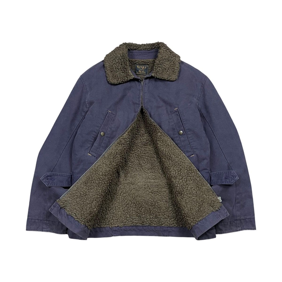 Hysteric Glamour Archive Hysteric Glamour Kinky Jeans Canvas Jacket Sherpa Size US L / EU 52-54 / 3 - 1 Thumbnail