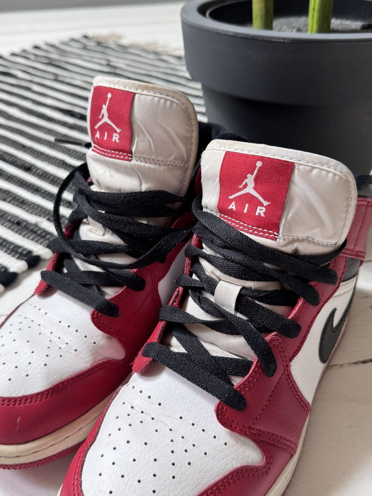 Jordan Brand × Nike × Vintage NIKE AIR JORDAN 2020 BLACK/RED HI TOP SNEAKERS SHOES Size US 8.5 / IT 38.5 - 9 Thumbnail