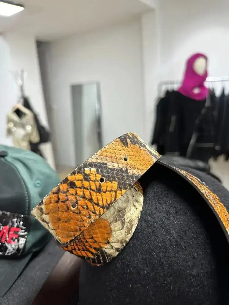 Dries Van Noten Dries van noten snakeskin belt-2505 Size ONE SIZE - 5 Thumbnail