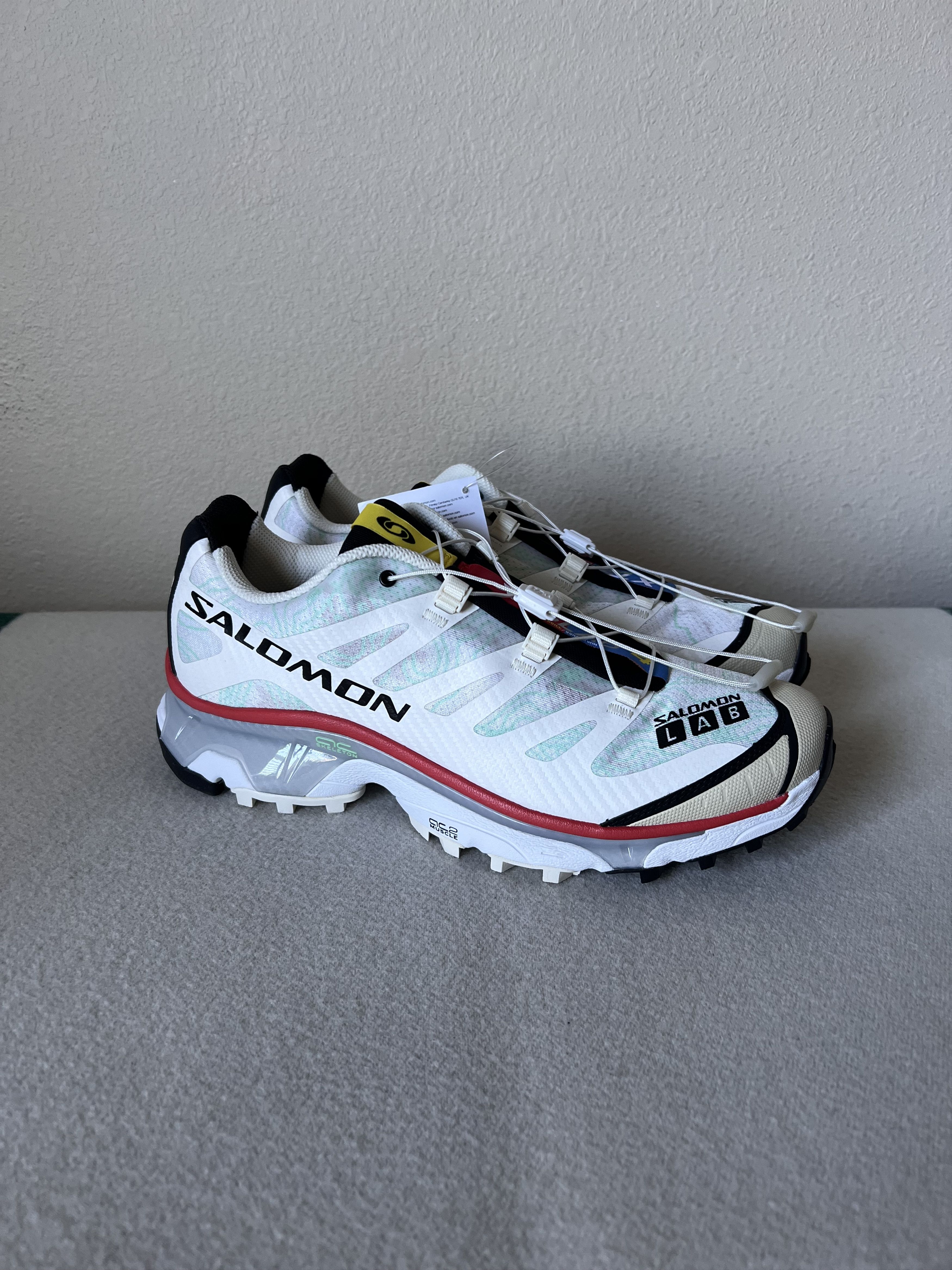 image of Salomon Xt-4 OG Topography In White Shoes, Men's (Size 11.5)
