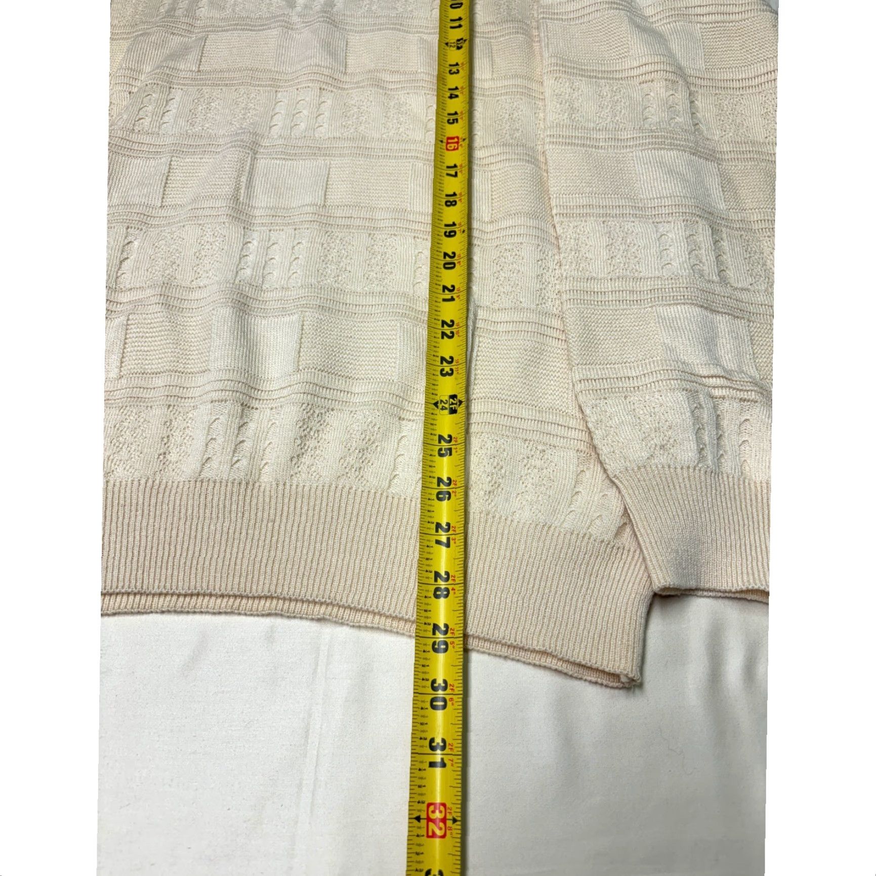 Vintage Giorgiolini Men's XL Wool Blend Textured Knit Sweater Made in Italy Size US XL / EU 56 / 4 - 5 Thumbnail