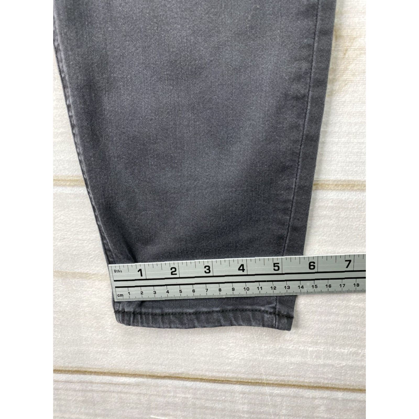 Vintage Cosmic Blue Love Jeans Womens 16W Black Distressed Skinny Stretch Pockets 5-Pocket Denim 26.5in Inseam Size 16W Adult Womens Size 38" / US 16 / IT 52 - 5 Thumbnail