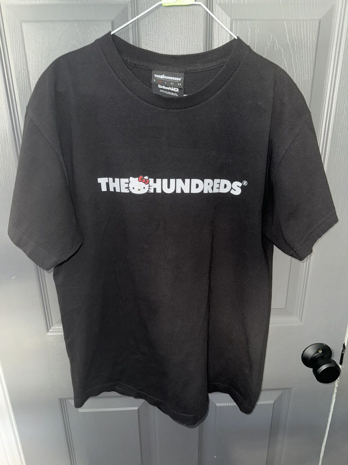 The Hundreds The Hundreds x Sanrio Kitty Bar Logo T-Shirt Size US M / EU 48-50 / 2 - 2 Thumbnail